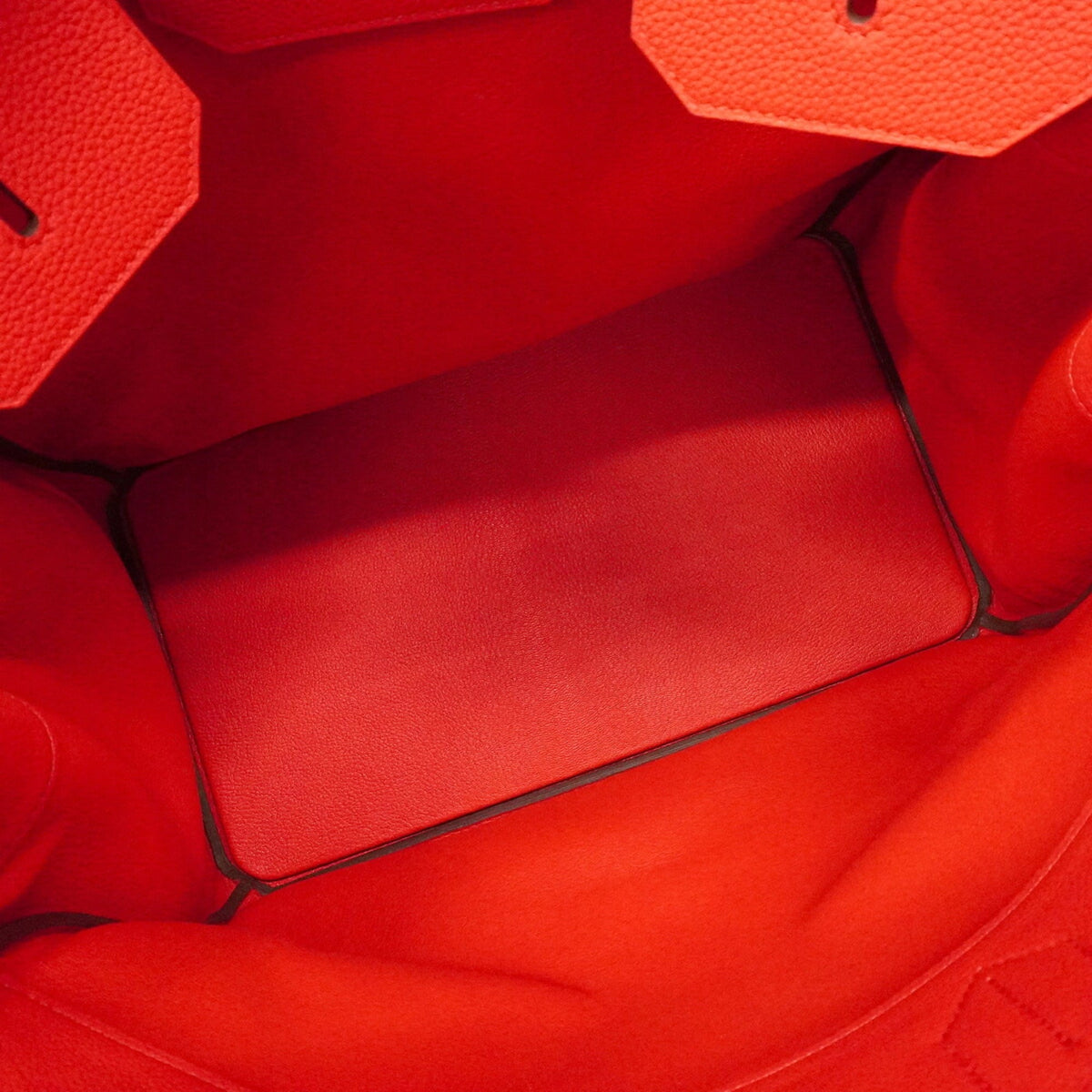 Hermes Red Color Togo Leather Handbag (Pre-Owned)
