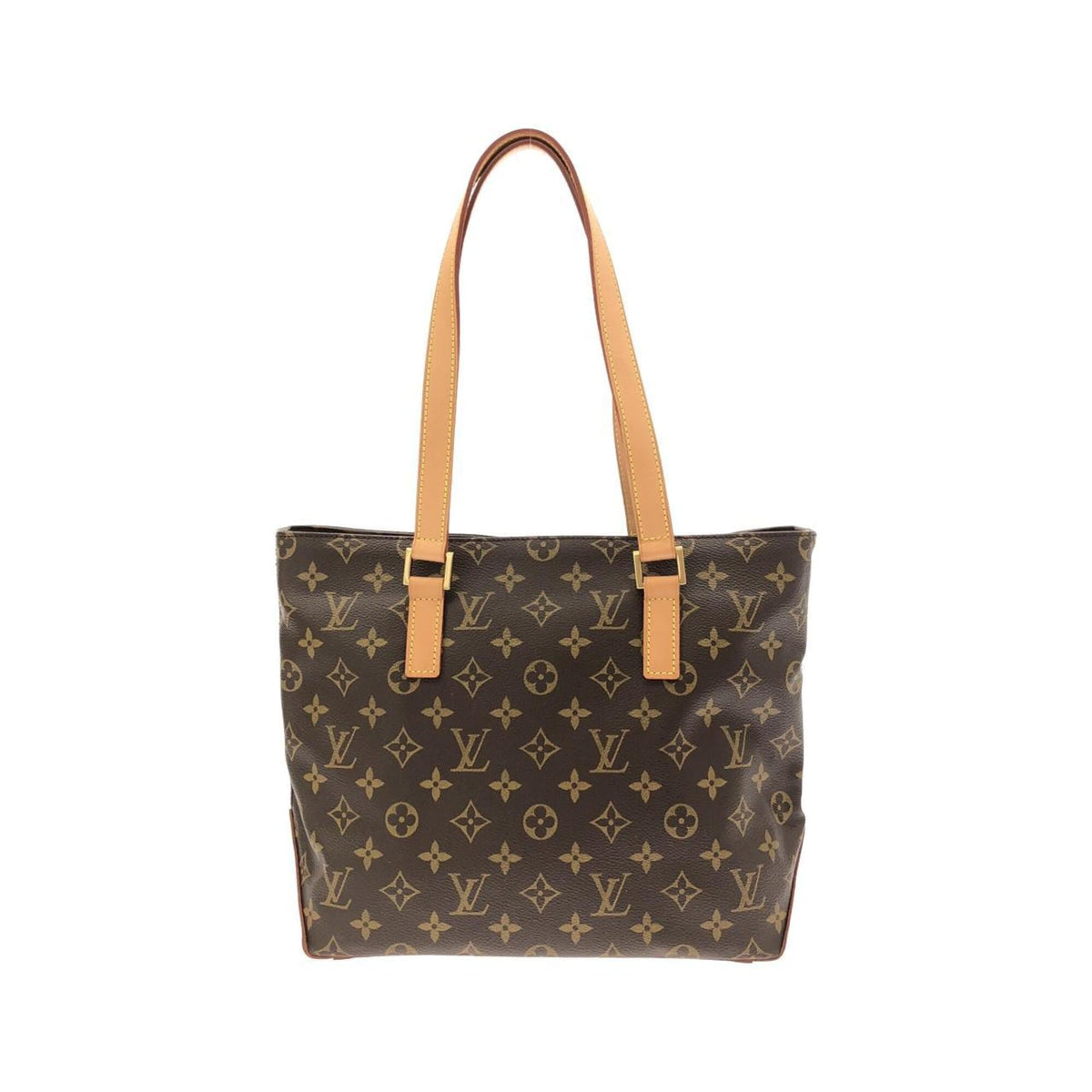 Louis Vuitton Monogram Marron Coated Canvas Handbag (Pre-Owned)