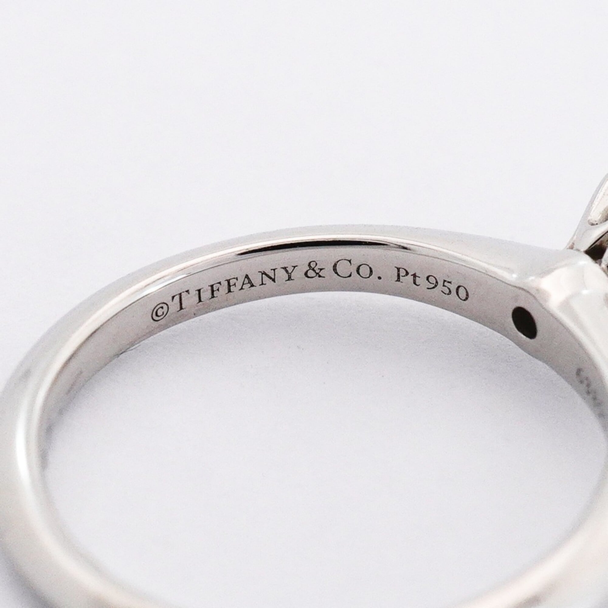 Tiffany Platinum 950 Band Ring (Pre-Owned)