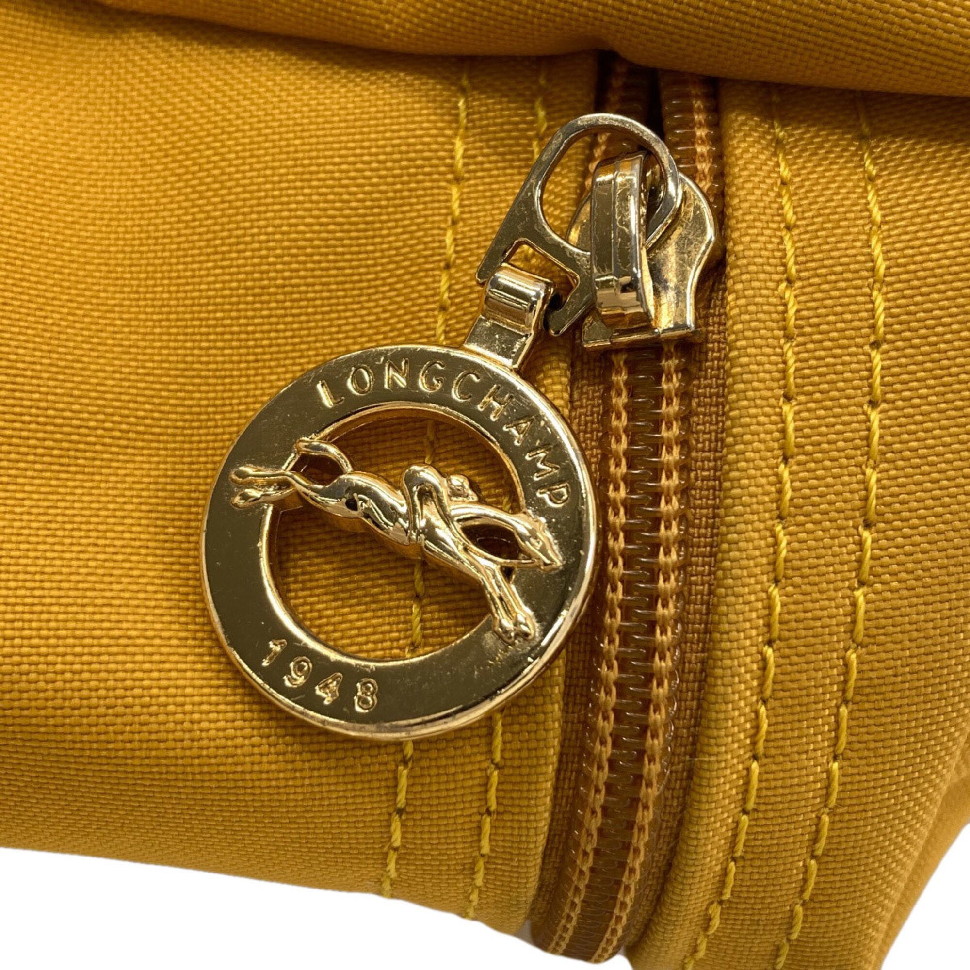 Longchamp Yellow Nylon (Pre-Owned)