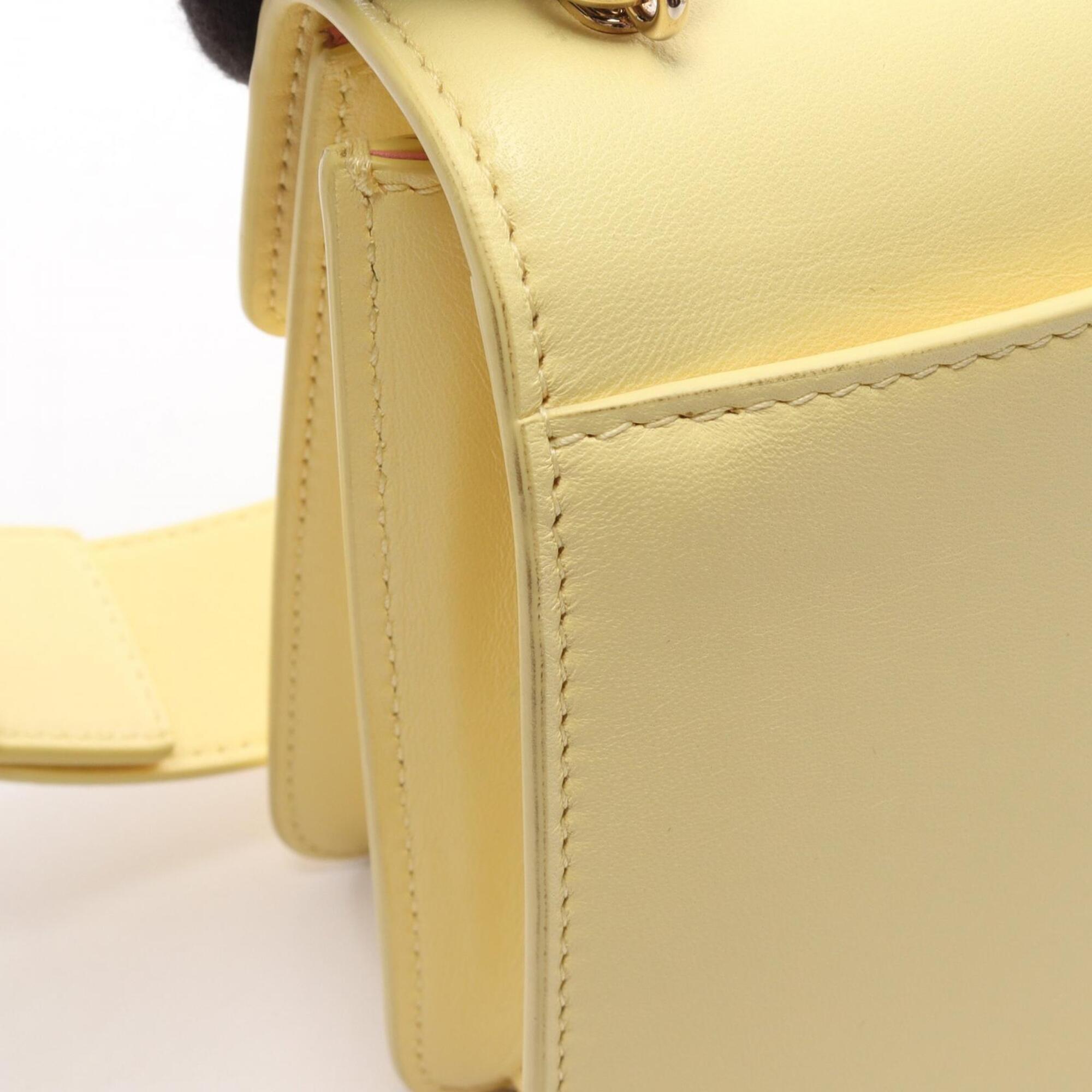 Bvlgari Yellow Leather Handbag (Pre-Owned)