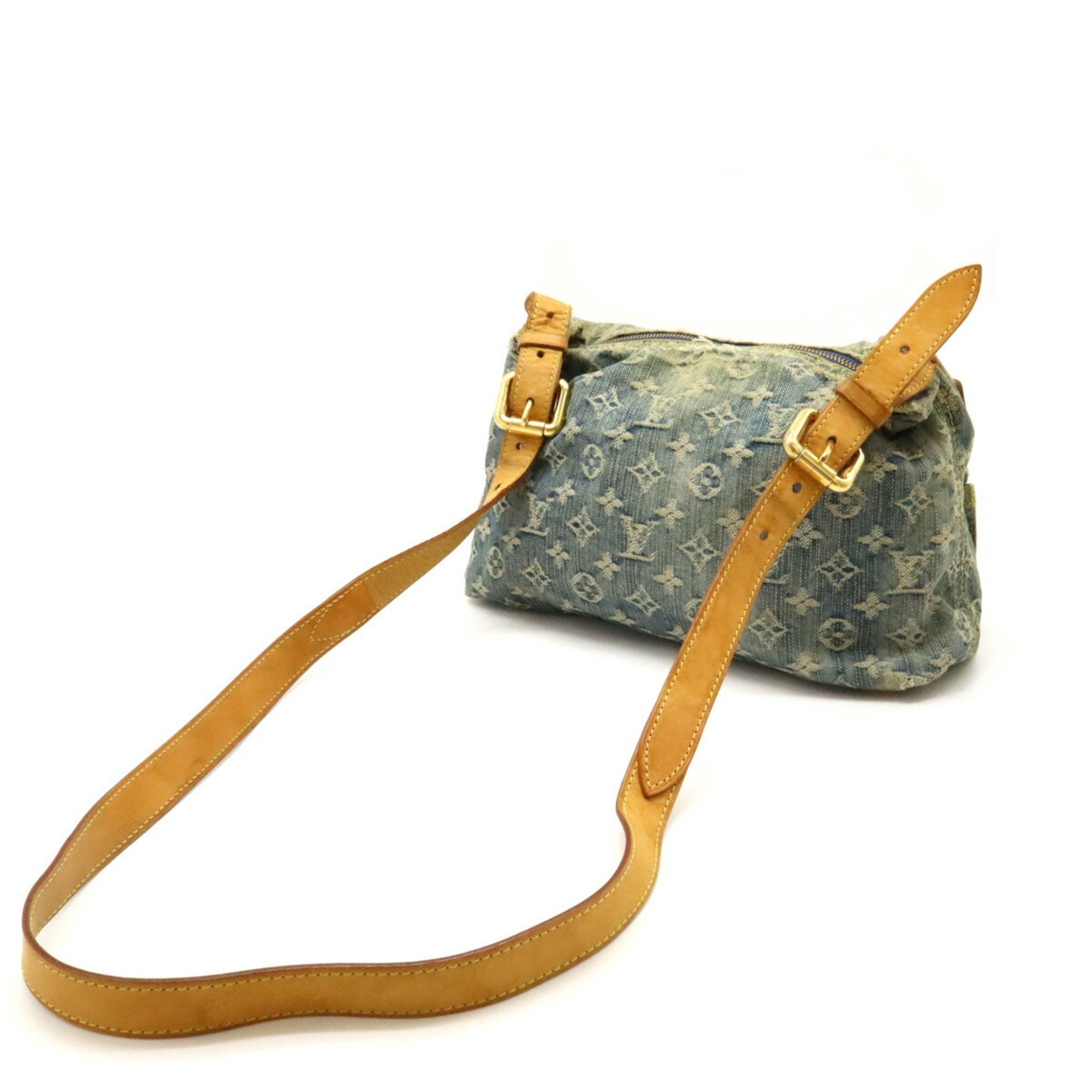 Louis Vuitton Blue Monogram Denim Shoulder Bag (Pre-Owned)