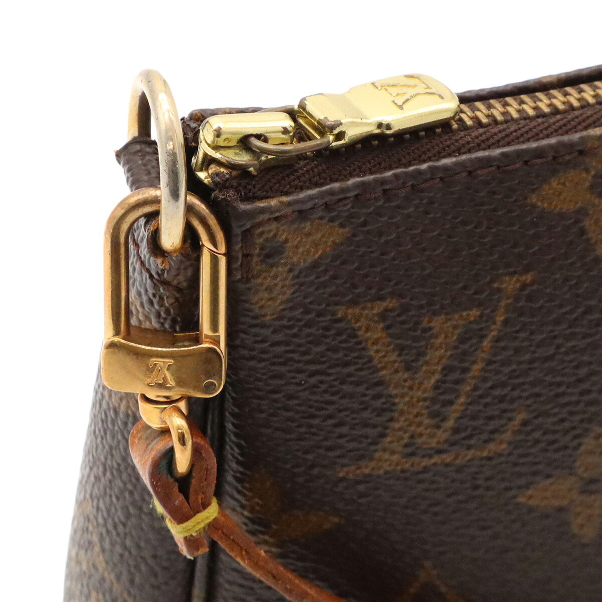 Louis Vuitton Monogram Brown Monogram Handbag Pochette (Pre-Owned)