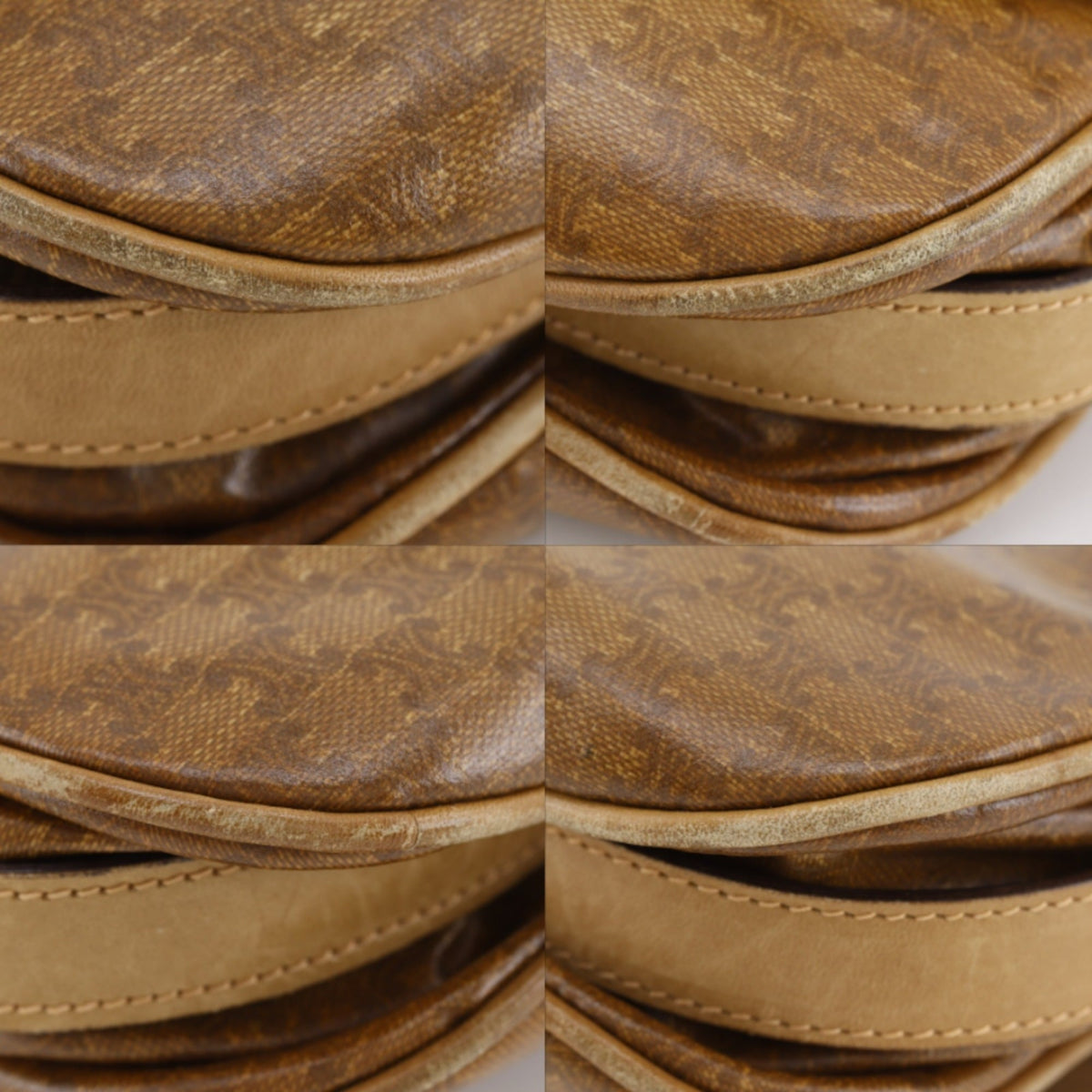 Celine Macadam Brown Pvc Shoulder Bag (Pre-Owned)