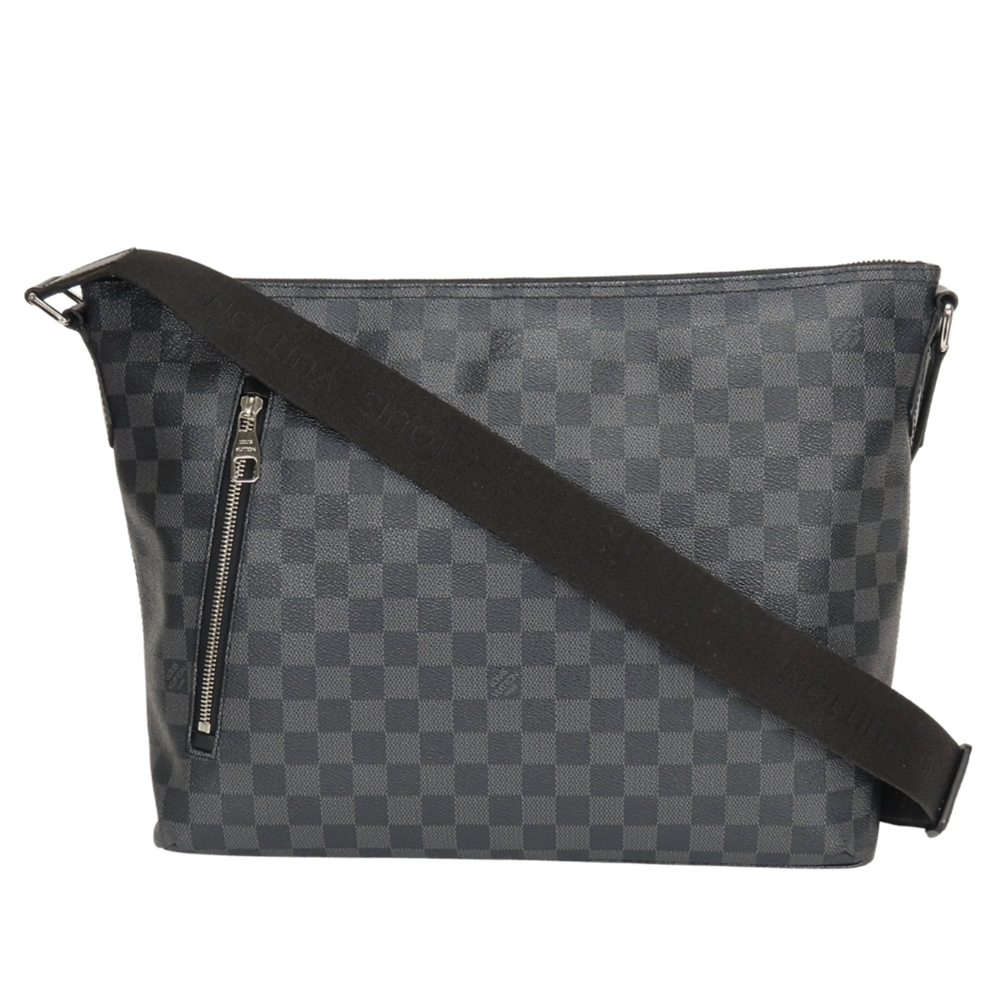 Louis Vuitton Black Dark Gray Damier Graphite Shoulder Bag (Pre-Owned)