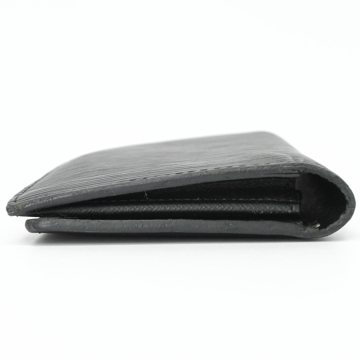 Louis Vuitton Epi Black Noir Epi Leather Long Wallet (Bi-Fold) (Pre-Owned)