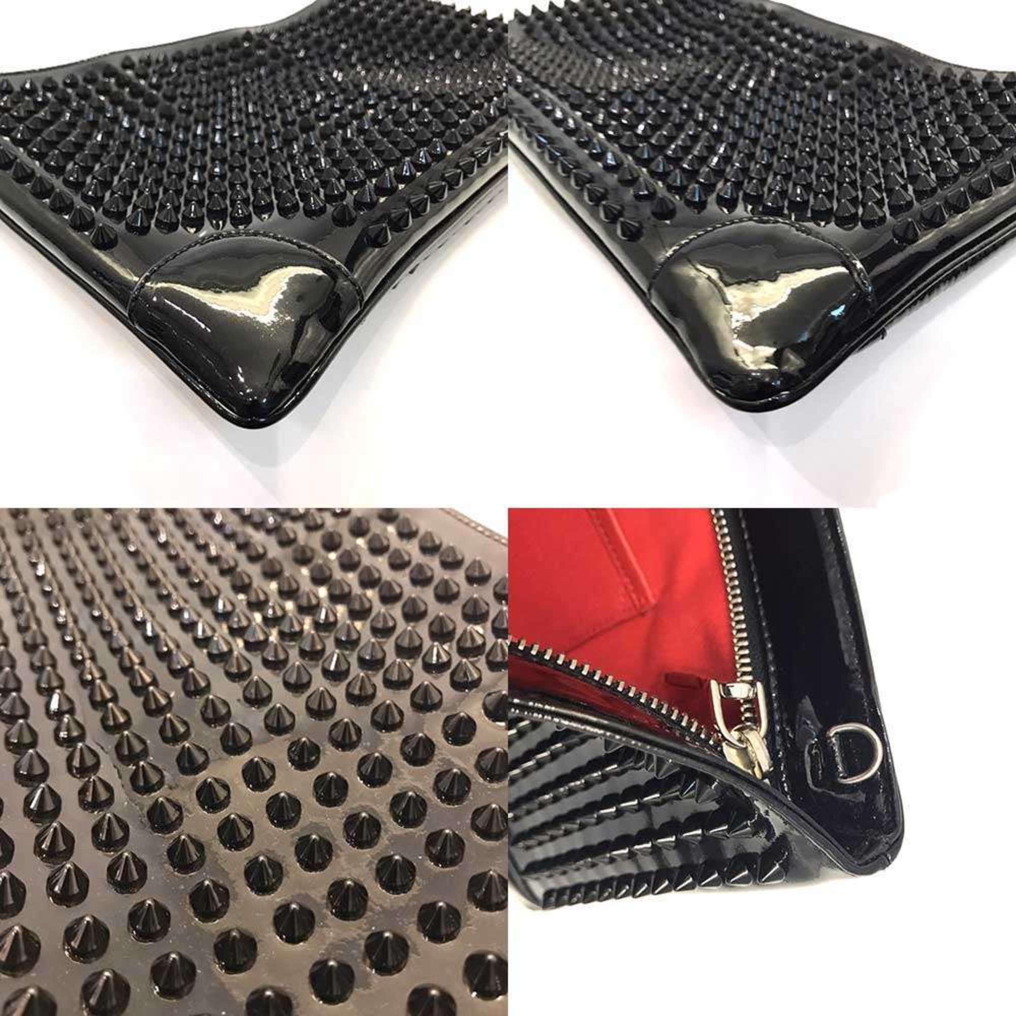 Christian Louboutin Black Leather Shoulder Bag (Pre-Owned)