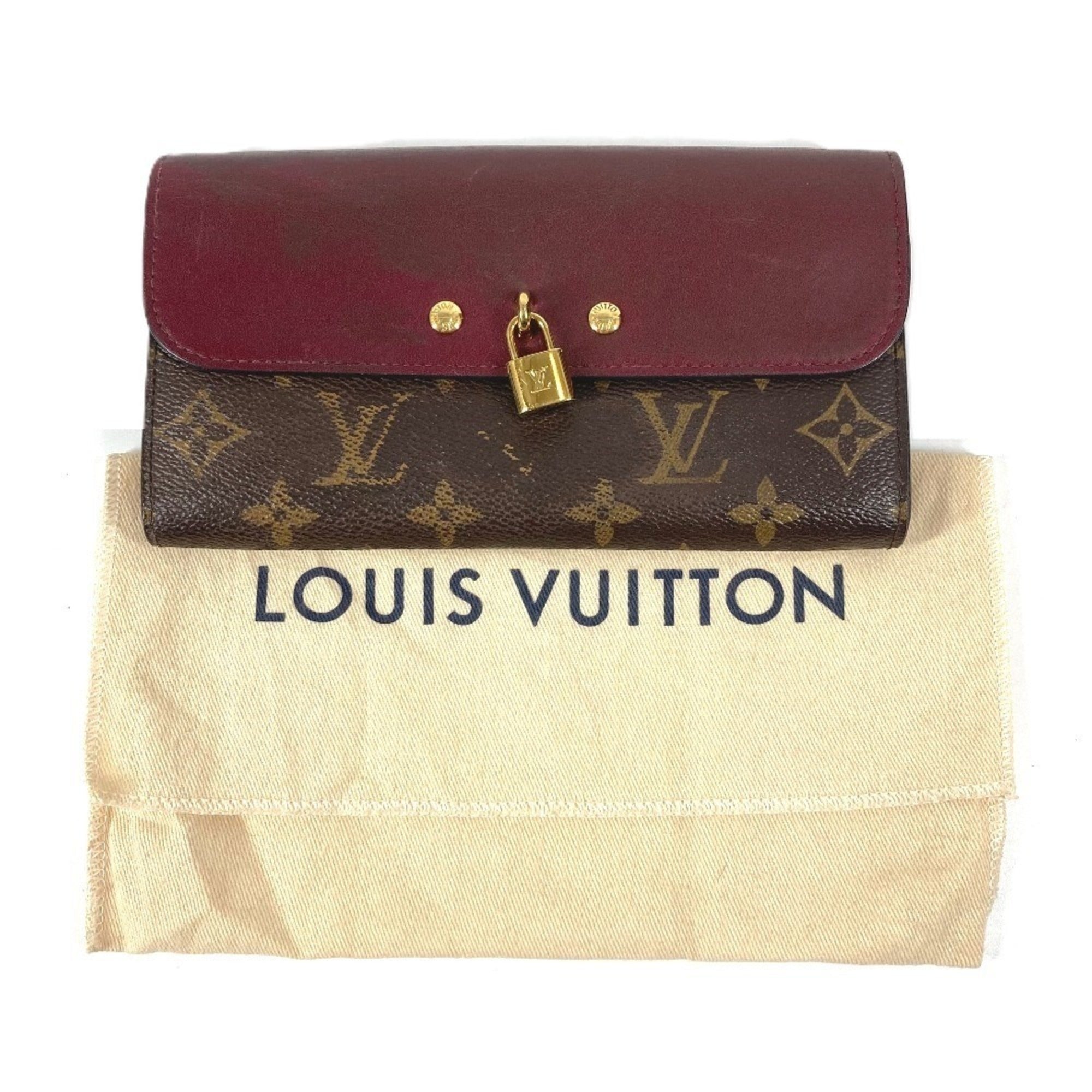 Louis Vuitton Monogram Brown Monogram Long Wallet (Bi-Fold) (Pre-Owned)