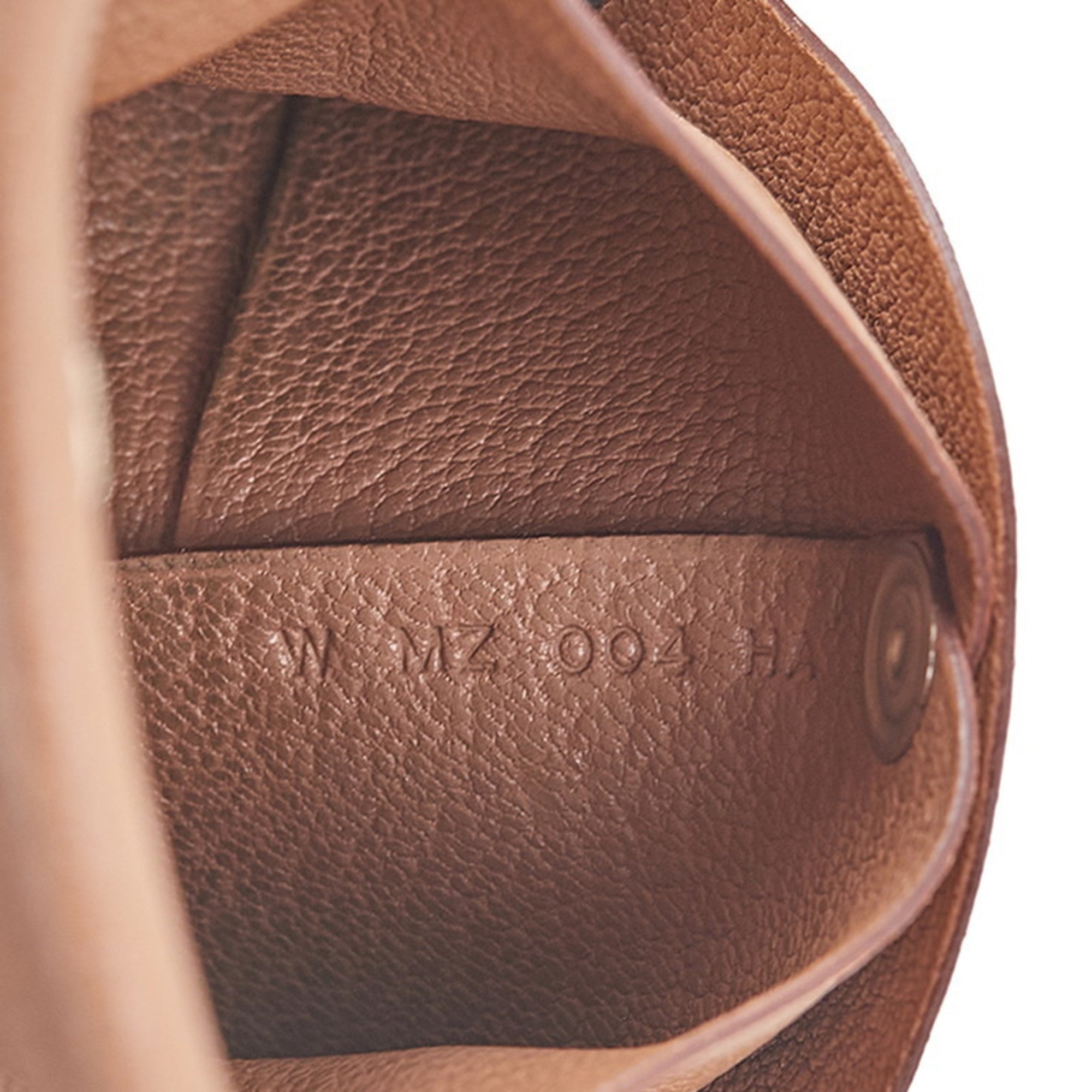 Hermes Brown Chevre Leather Coin Purse/Coin Case (Pre-Owned)