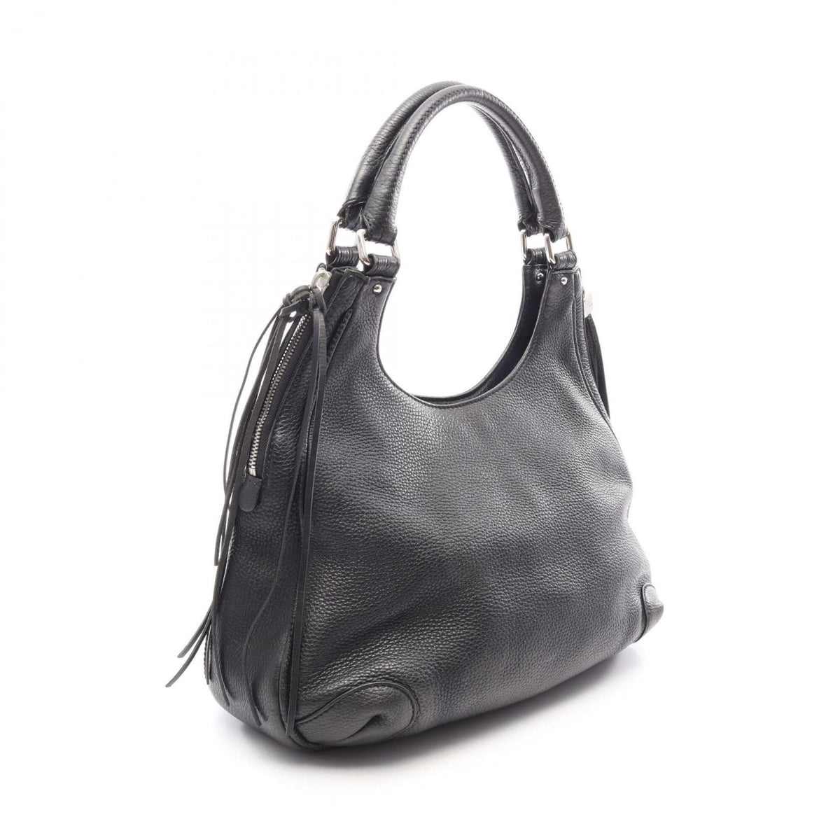 Chanel Black Leather Handbag (Pre-Owned)