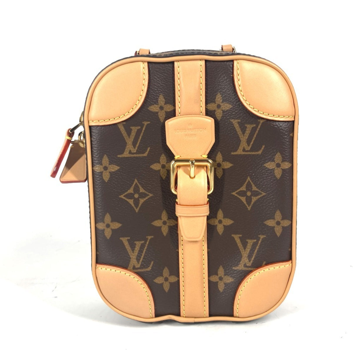 Louis Vuitton Brown Monogram Handbag Pochette Shoulder Bag (Pre-Owned)