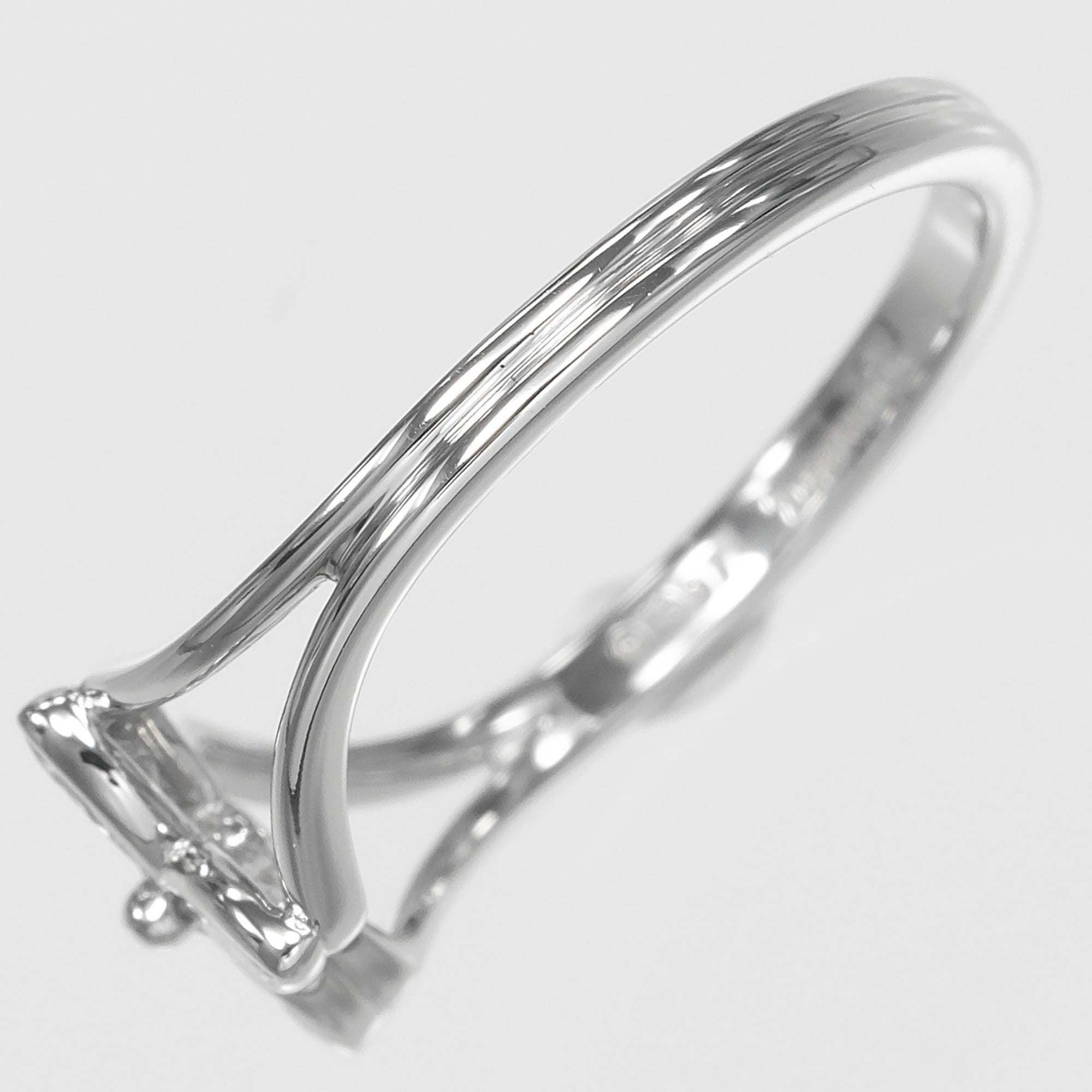 Tiffany Silver Platinum 950 Band Ring (Pre-Owned)
