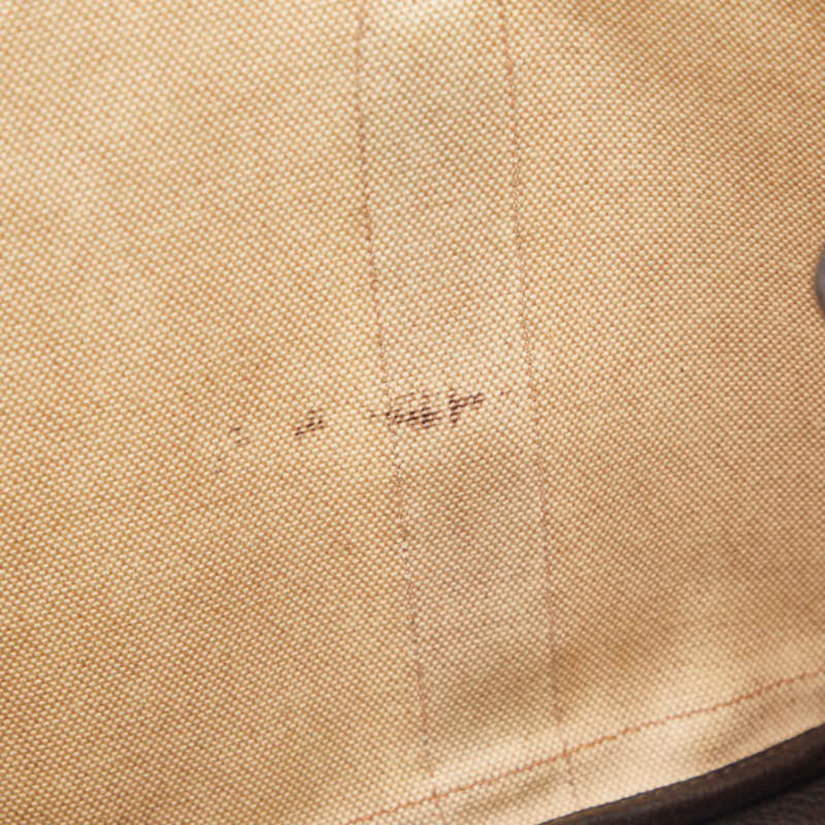 Hermes Brown Marron Toile H Canvas Leather Tote Bag (Pre-Owned)