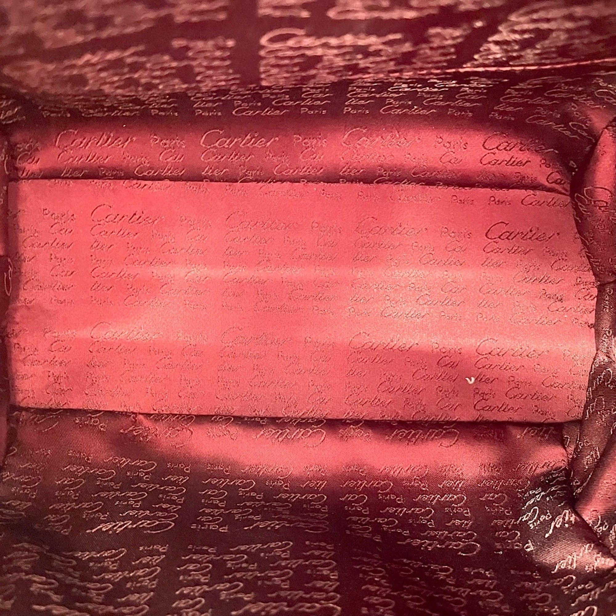 Cartier Must Wine Red Backpack (Pre-Owned)