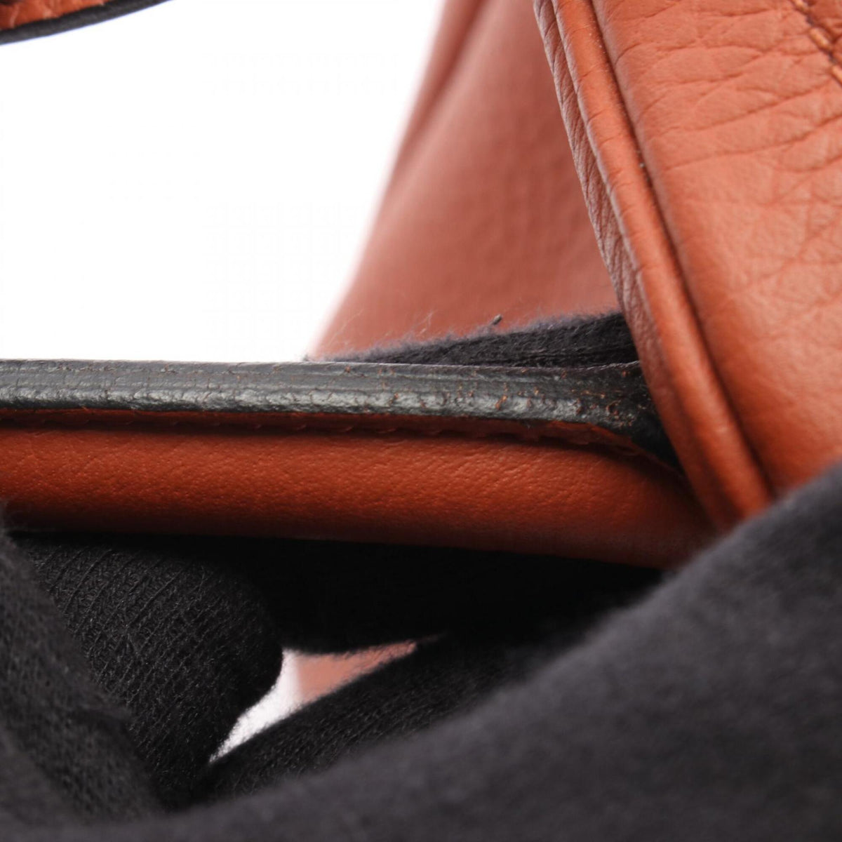 Hermes Brown Taurillon Clemence Leather Handbag Shoulder Bag (Pre-Owned)