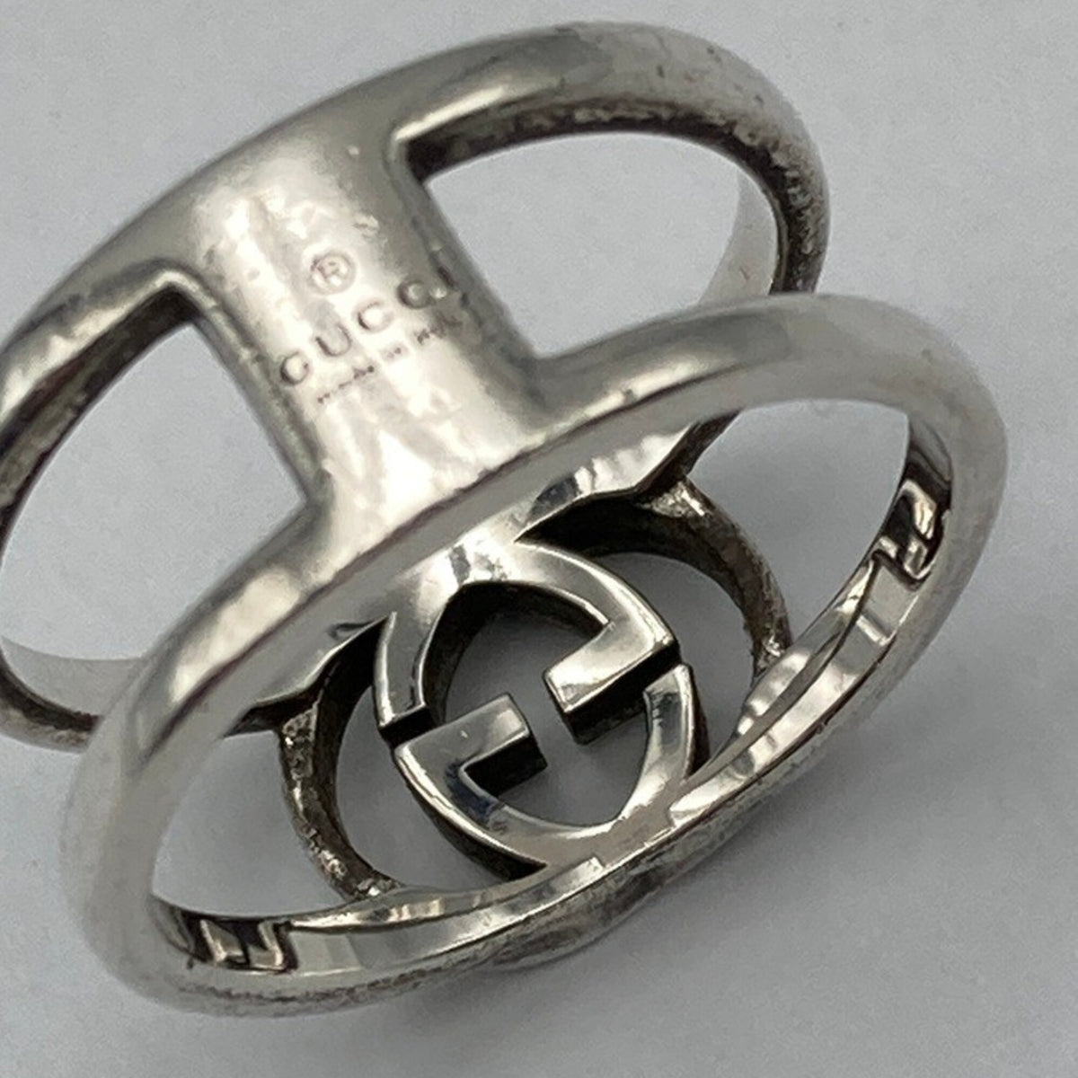 Gucci Silver 925 Band Ring (Pre-Owned)