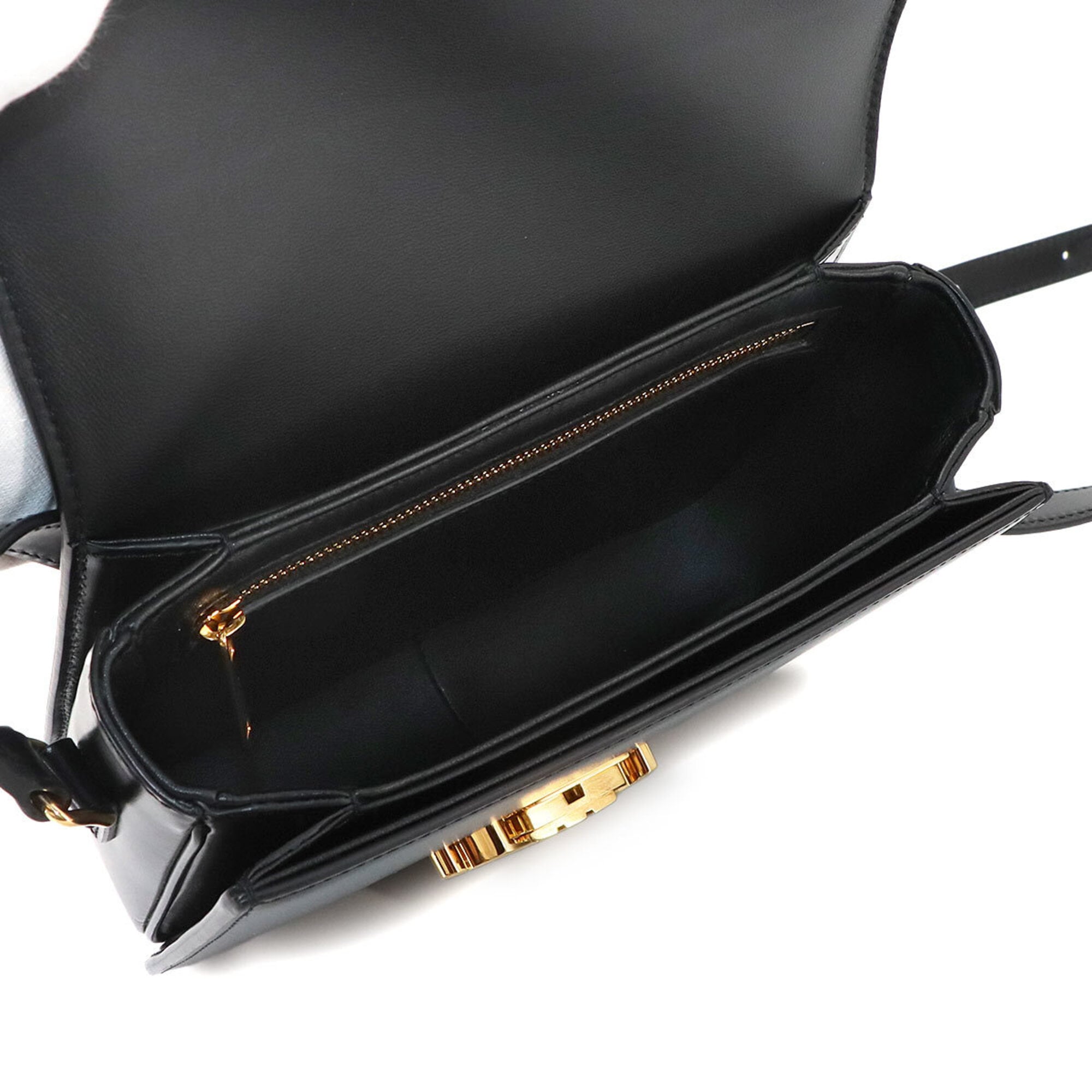 Celine Black Leather Handbag Shoulder Bag (Pre-Owned)