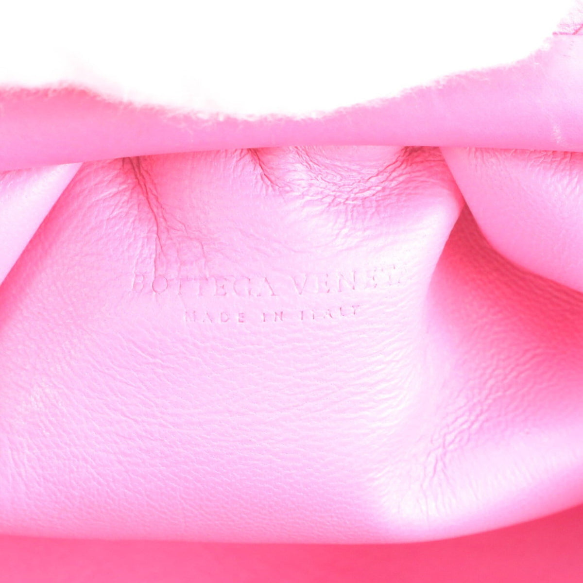 Bottega Veneta Pink Leather Pouch Shoulder Bag (Pre-Owned)