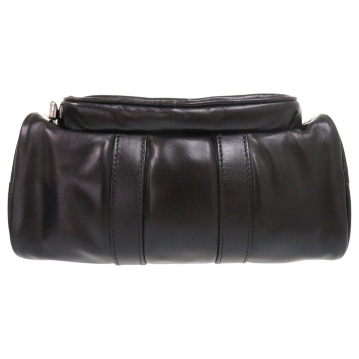 Louis Vuitton Black Leather Handbag (Pre-Owned)