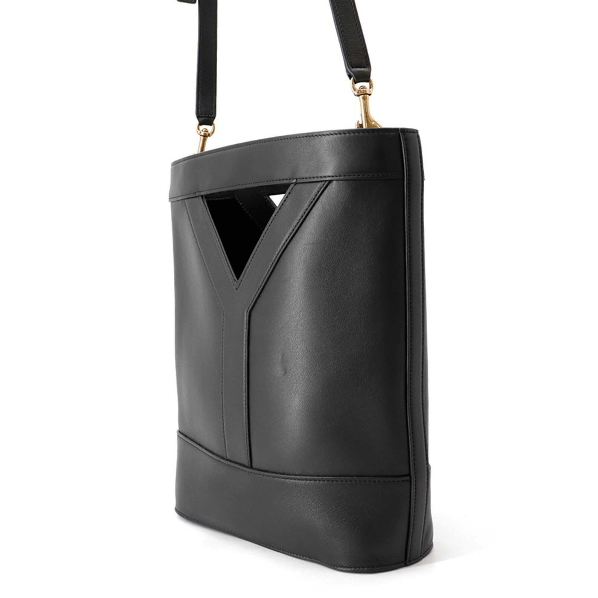 Yves Saint Laurent Black Leather Handbag (Pre-Owned)