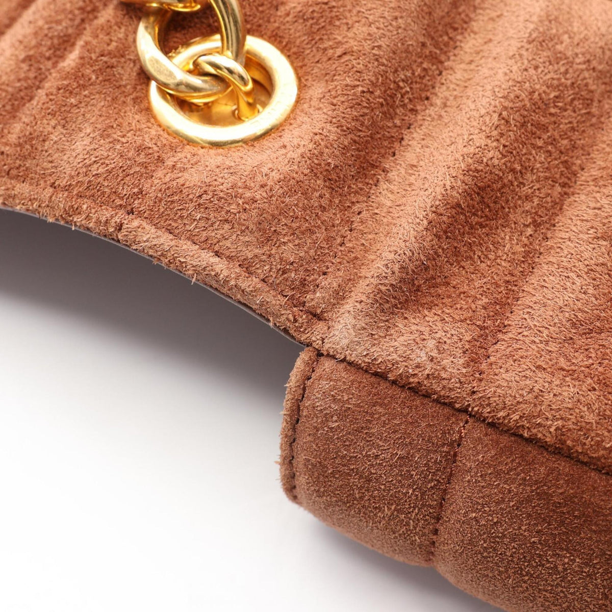 Celine Brown Suede Shoulder Bag (Pre-Owned)