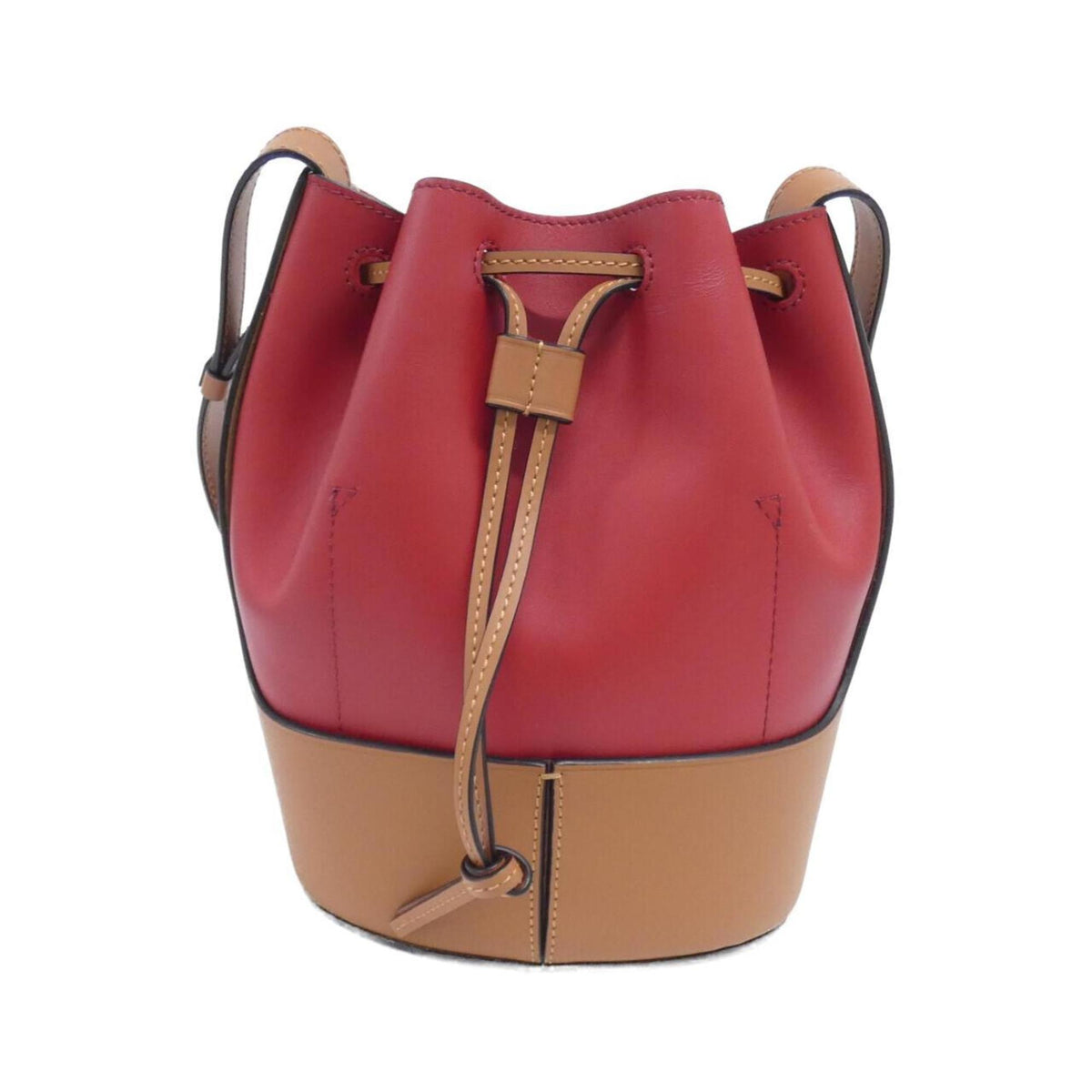 Loewe Gold Leather Handbag Shoulder Bag (Pre-Owned)