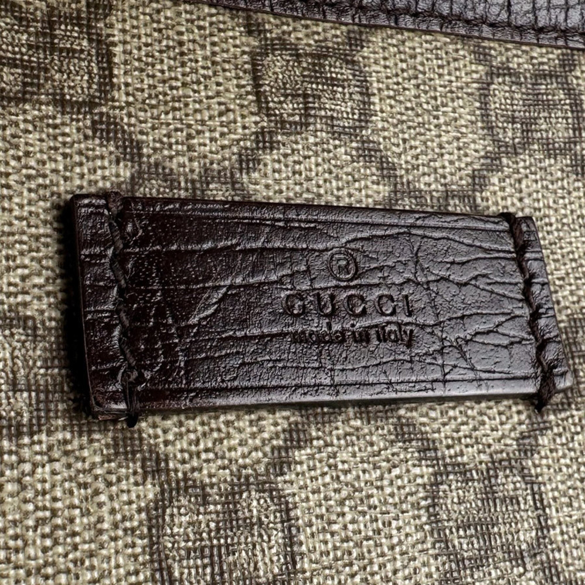 Gucci Brown Gg Supreme Shoulder Bag Tote Bag (Pre-Owned)