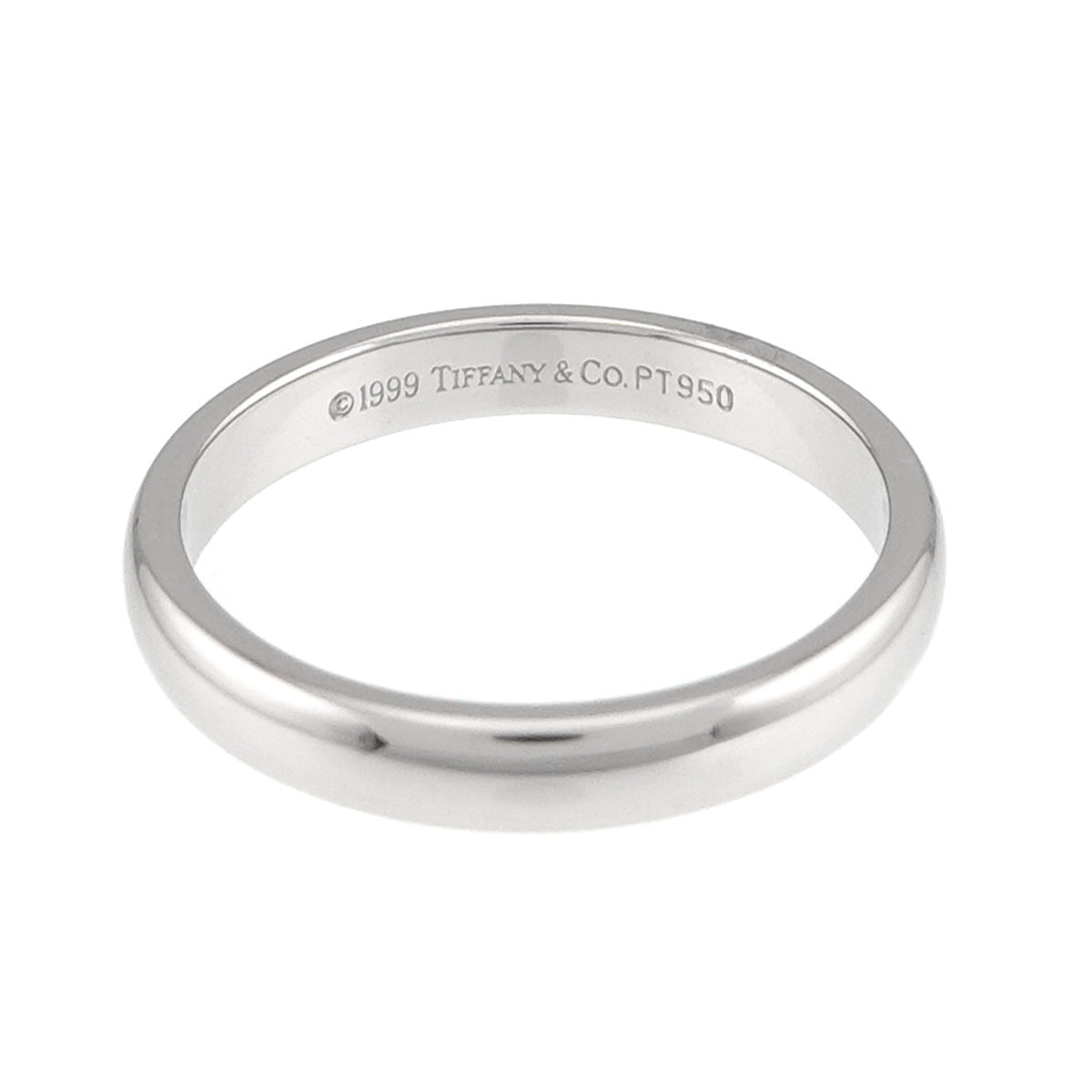Tiffany Platinum 950 Band Ring (Pre-Owned)