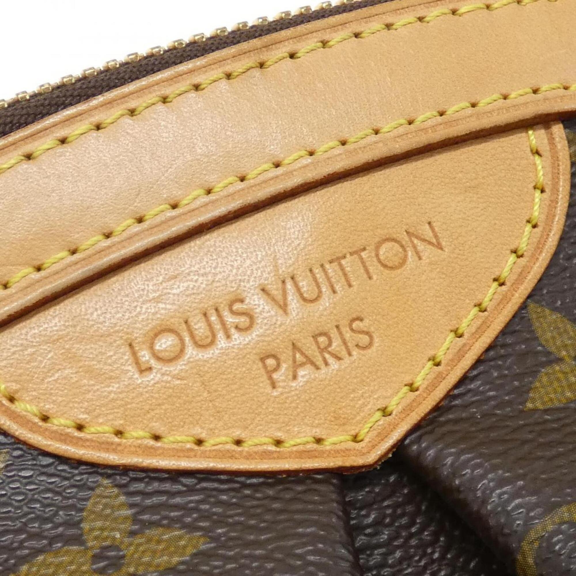 Louis Vuitton Marron Monogram Coated Canvas Handbag (Pre-Owned)