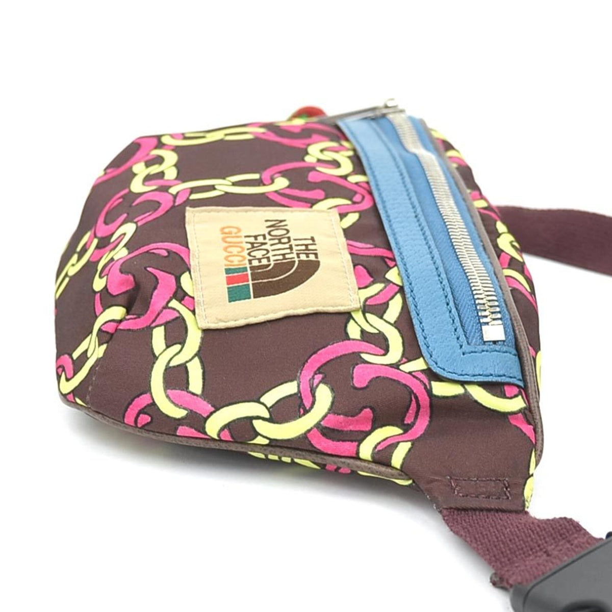 Gucci Multi-Color Nylon Leather Fanny Pack (Pre-Owned)