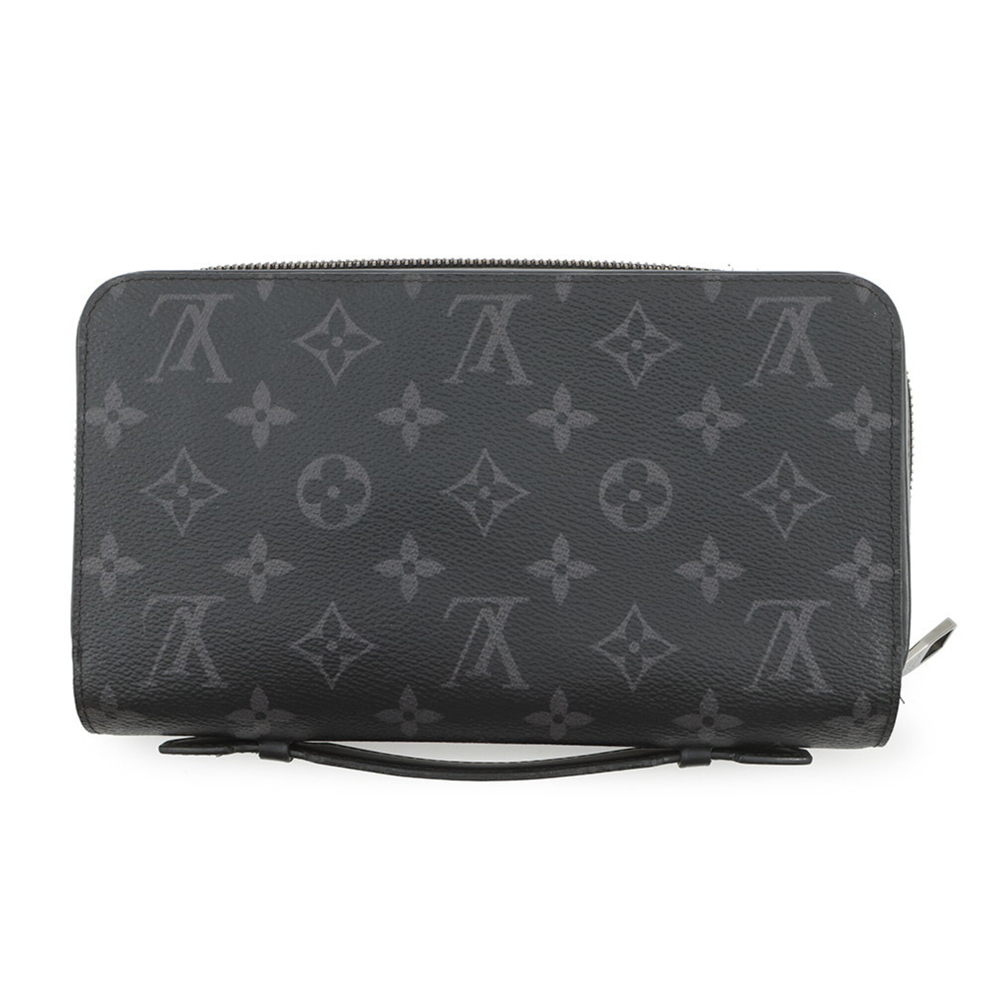 Louis Vuitton Monogram Eclipse Black Noir Monogram Eclipse Long Wallet (Bi-Fold) (Pre-Owned)