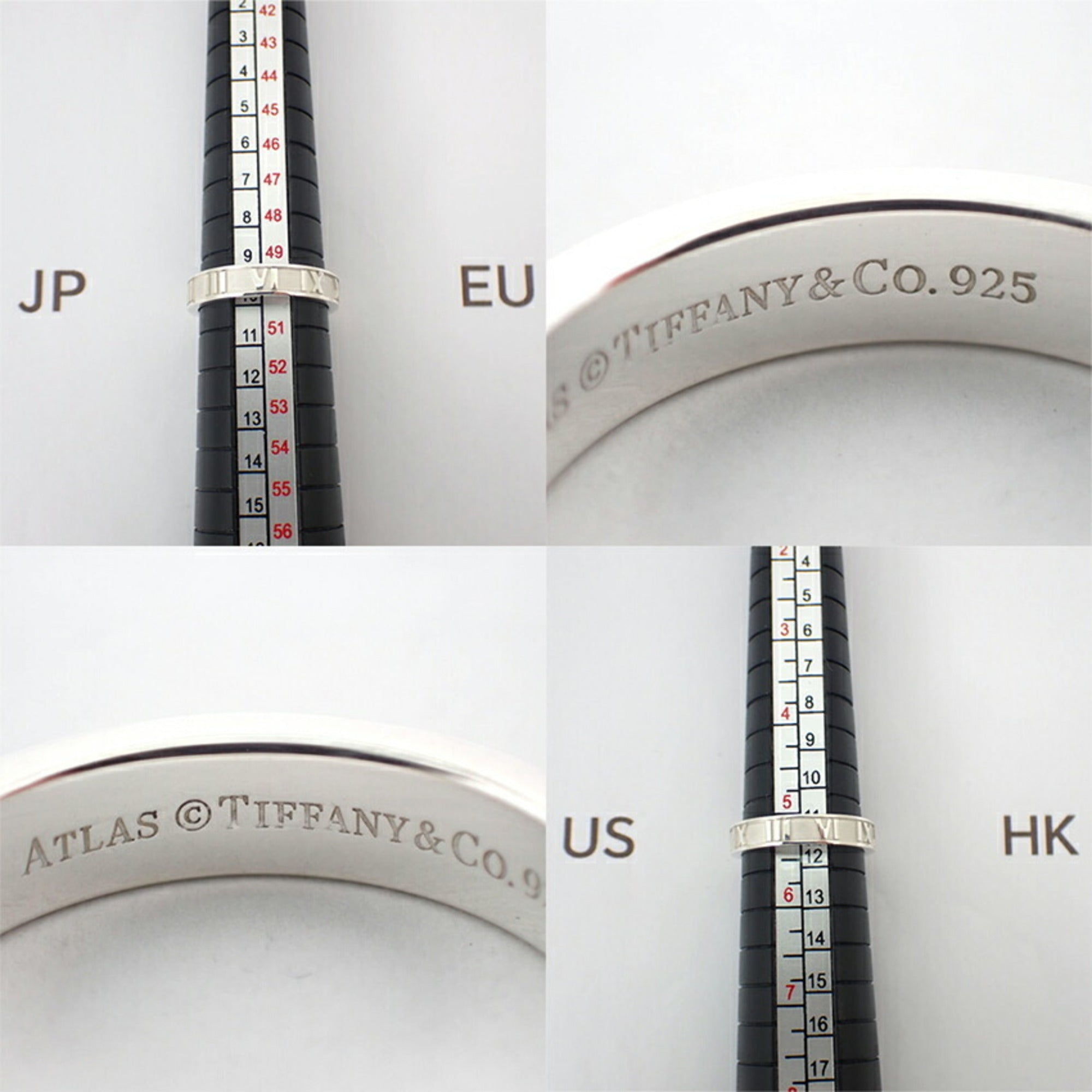 Tiffany Sterling Silver 925 Band Ring (Pre-Owned)