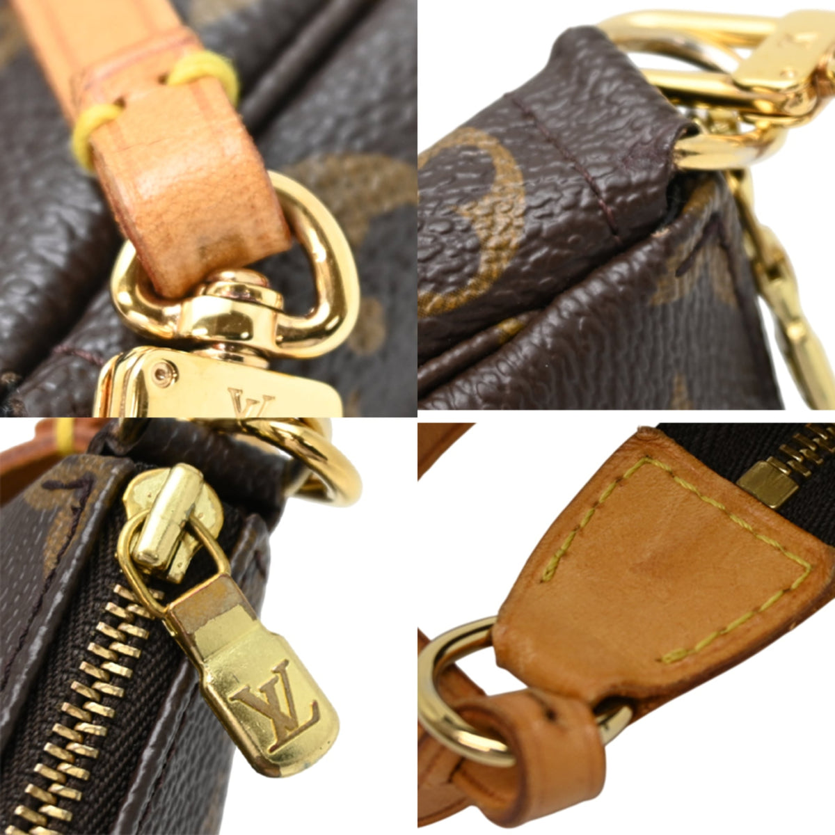Louis Vuitton Brown Monogram Pochette Pouch (Pre-Owned)