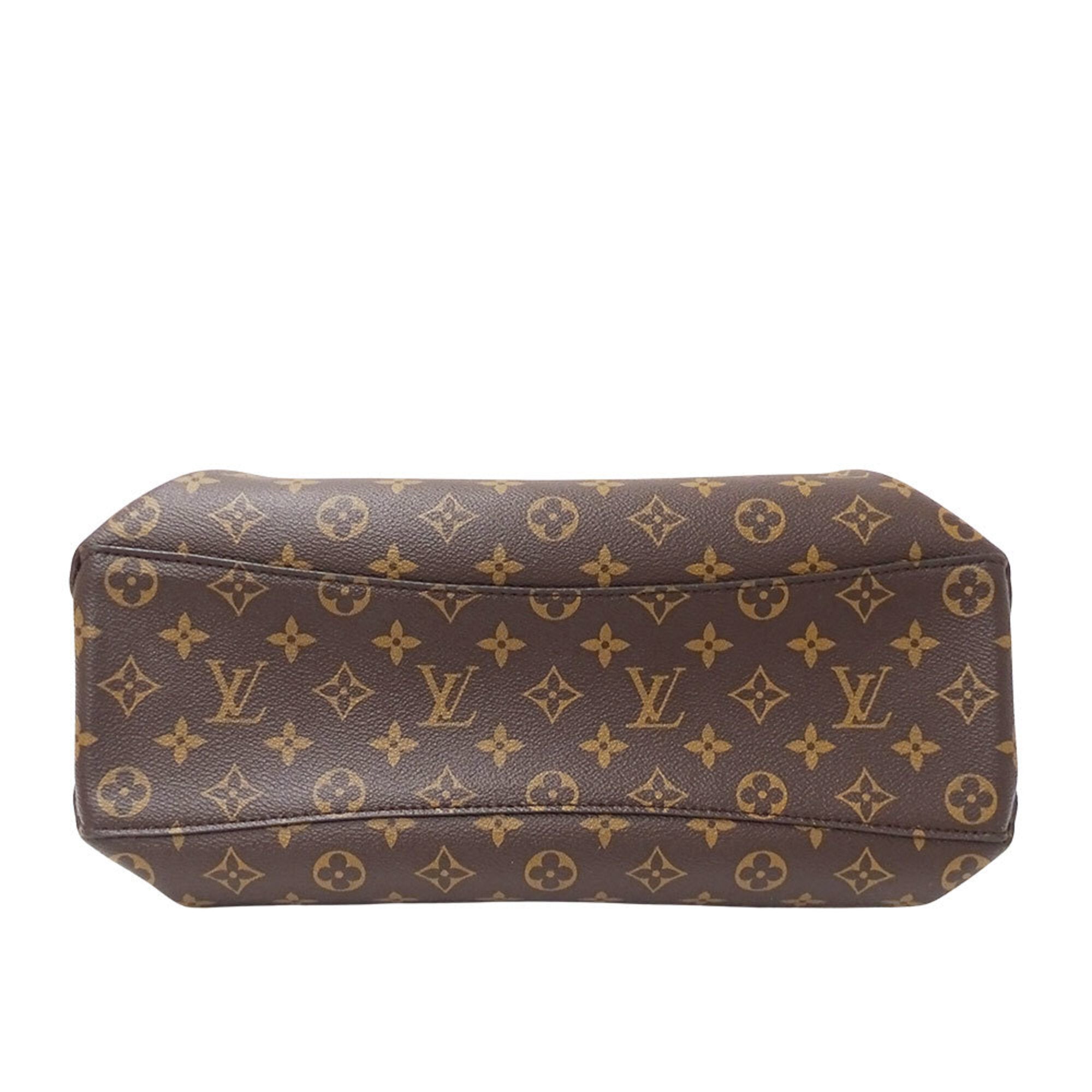 Louis Vuitton Brown Monogram Canvas Handbag Shoulder Bag (Pre-Owned)