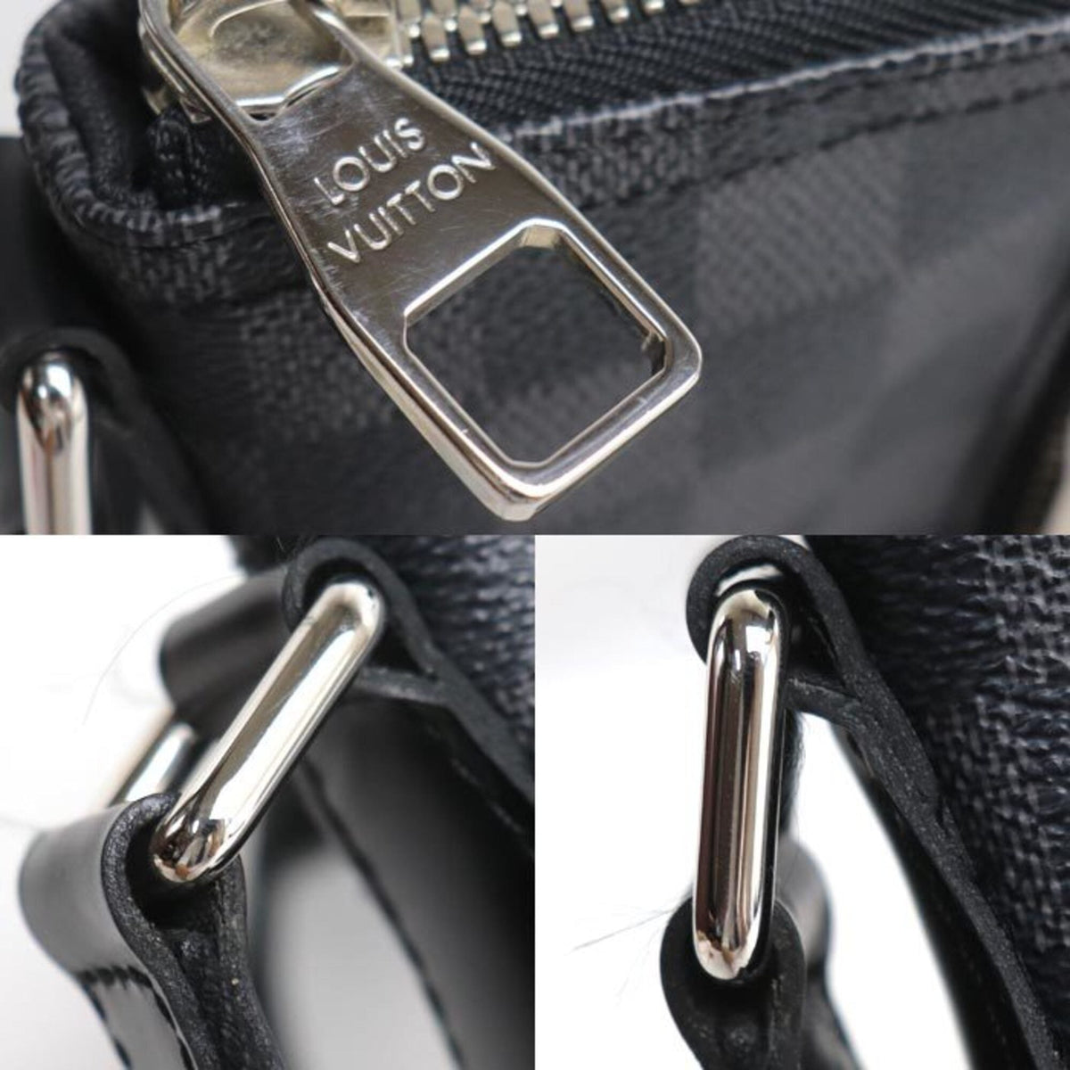 Louis Vuitton Damier Graphite Shoulder Bag (Pre-Owned)