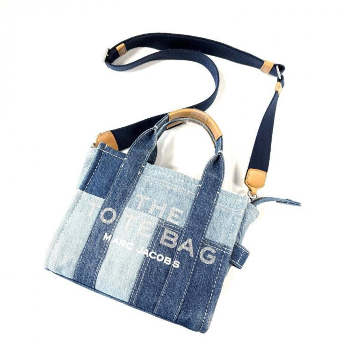 Marc Jacobs Blue Denim Handbag Shoulder Bag Tote Bag (Pre-Owned)