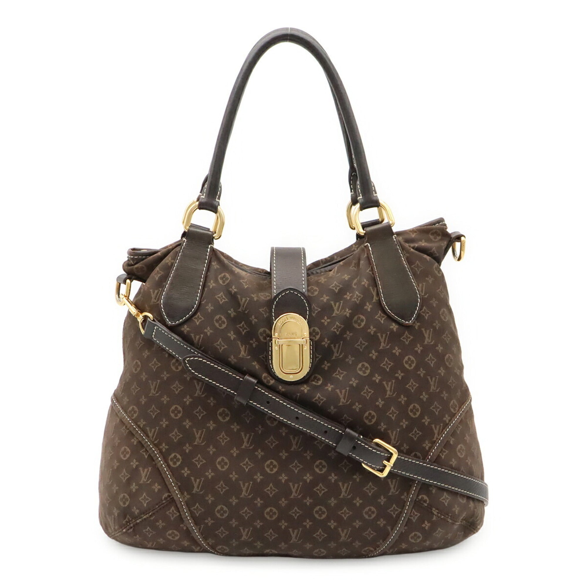 Louis Vuitton Brown Fusain Monogram Idylle Shoulder Bag Tote Bag (Pre-Owned)
