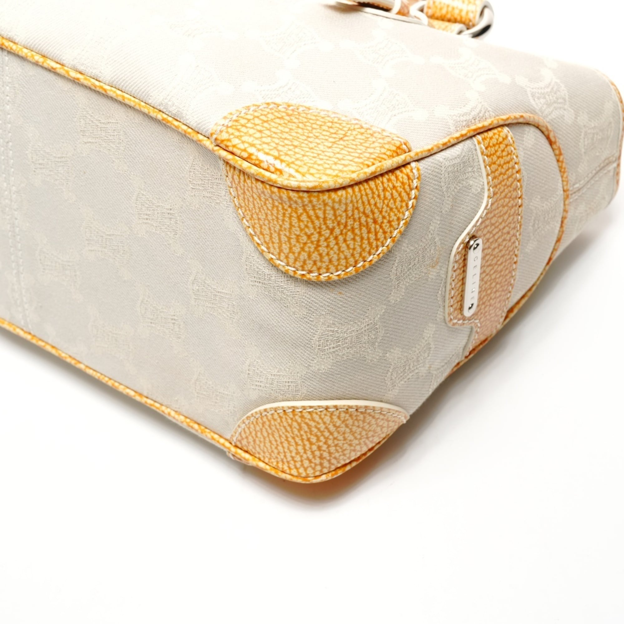 Celine Boogie Beige Canvas Handbag (Pre-Owned)