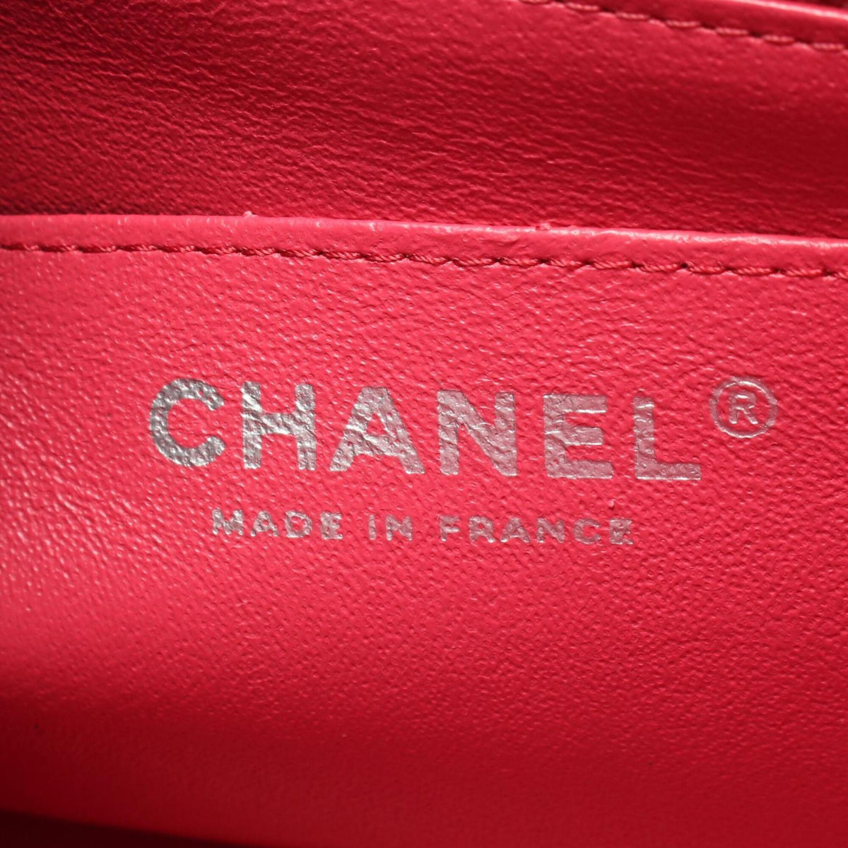 Chanel Pink Leather Handbag Shoulder Bag (Pre-Owned)
