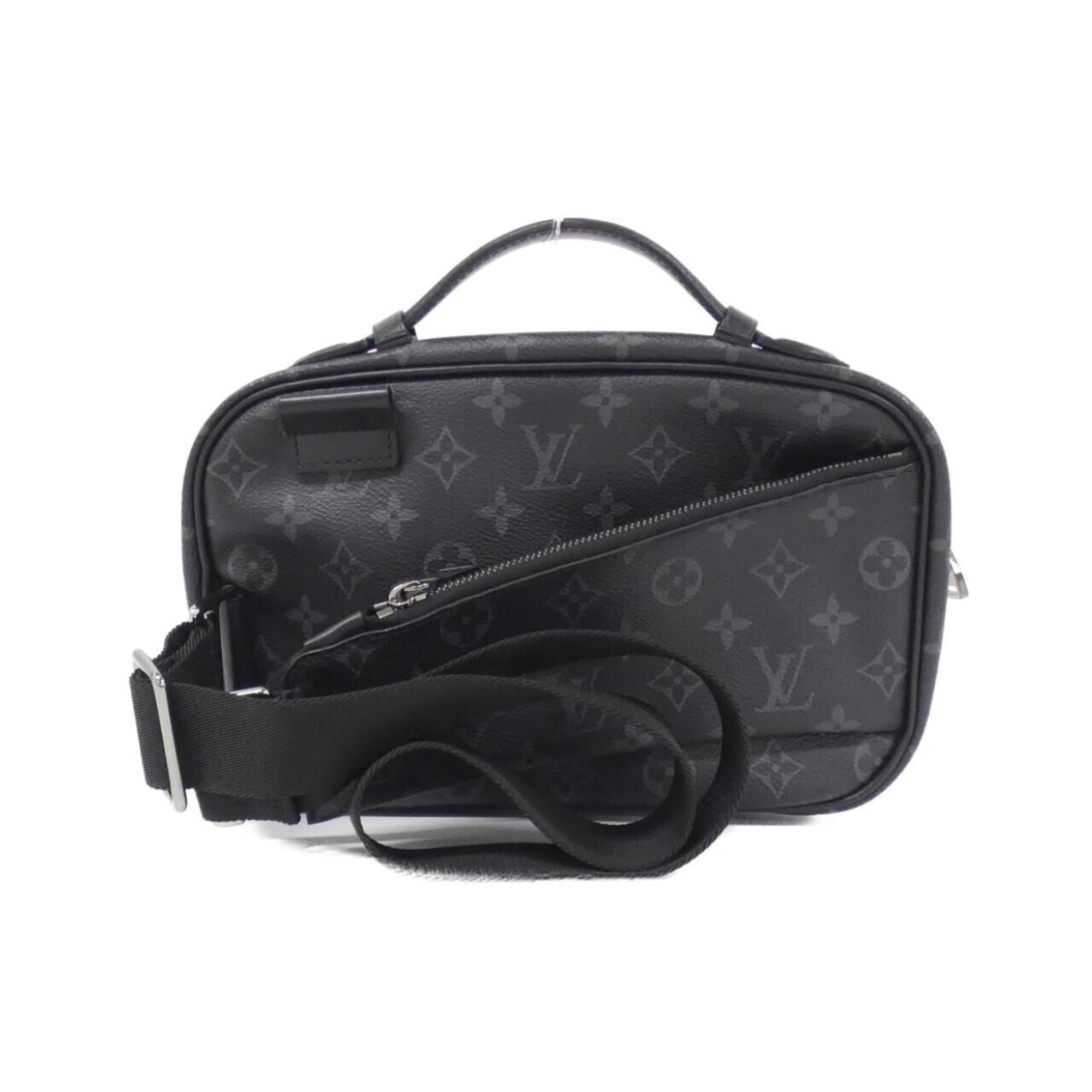 Louis Vuitton Black Coated Canvas Shoulder Bag (Pre-Owned)