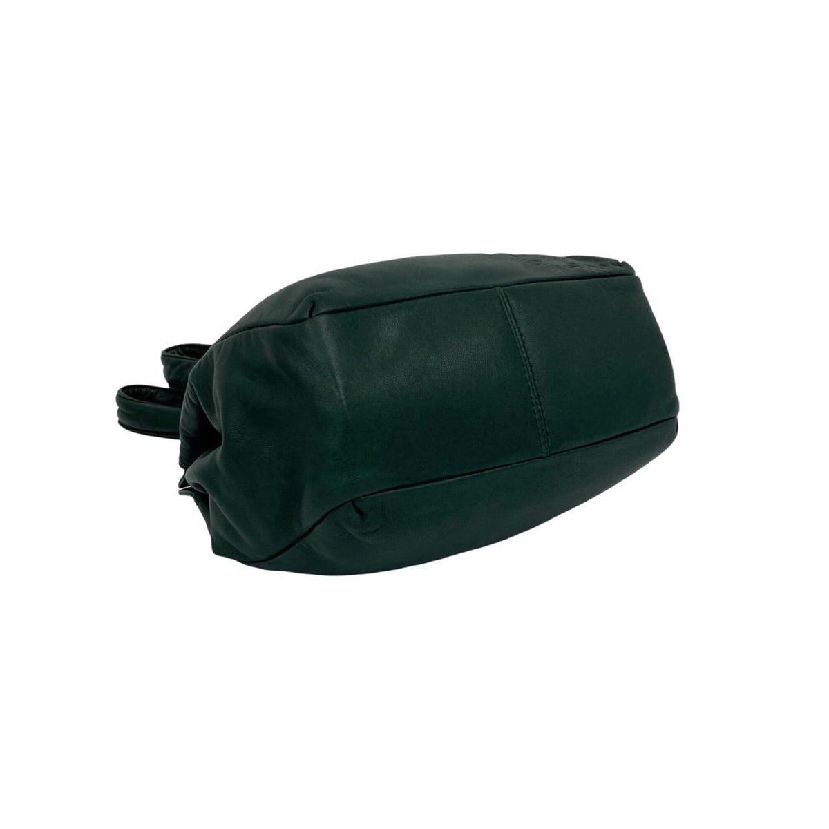 Loewe Green Leather Handbag Tote Bag (Pre-Owned)