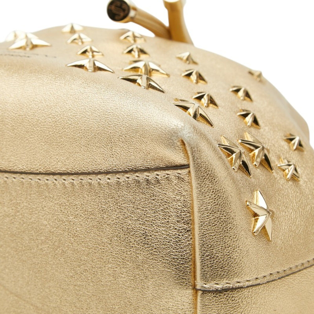 Jimmy Choo Leather Handbag Shoulder Bag (Pre-Owned)