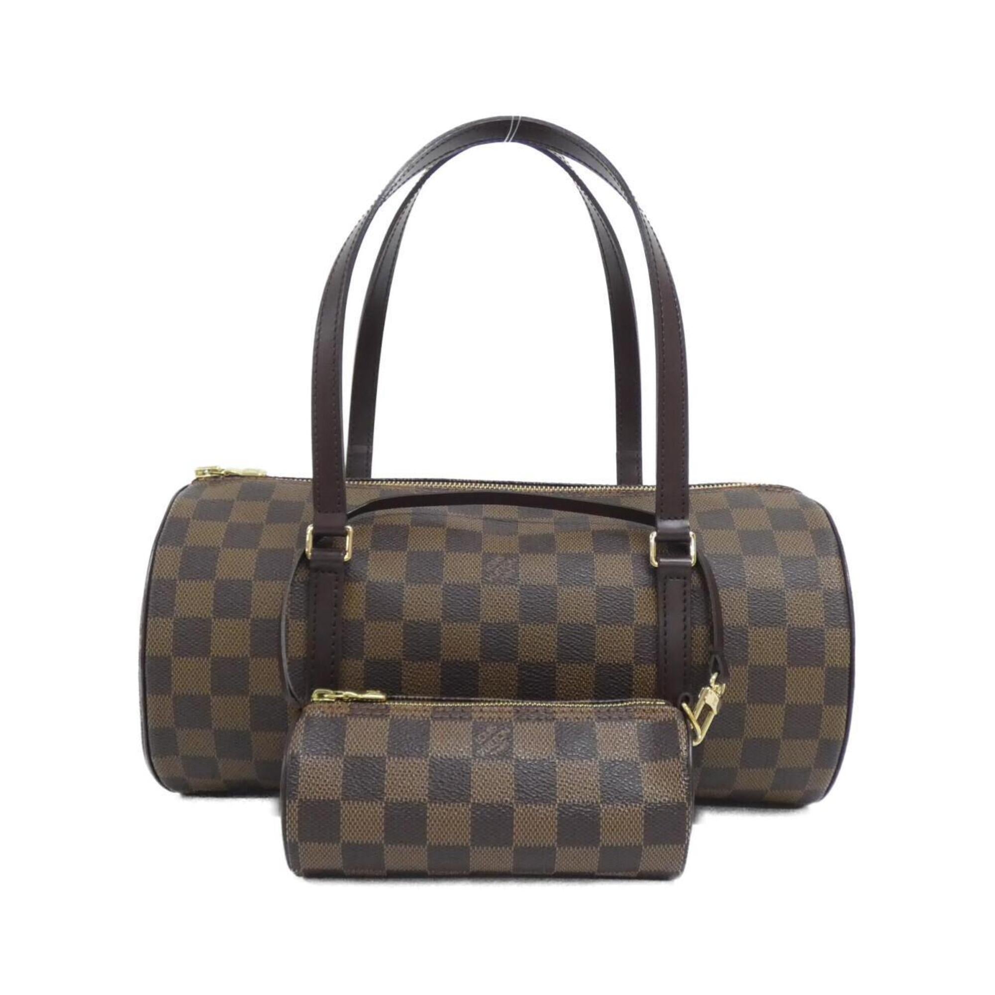 Louis Vuitton Ebene Coated Canvas Handbag Pouch (Pre-Owned)