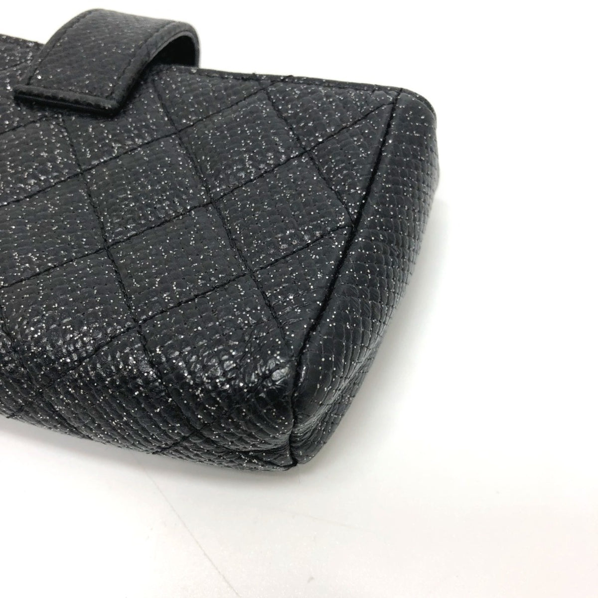 Chanel Black Leather Pouch (Pre-Owned)