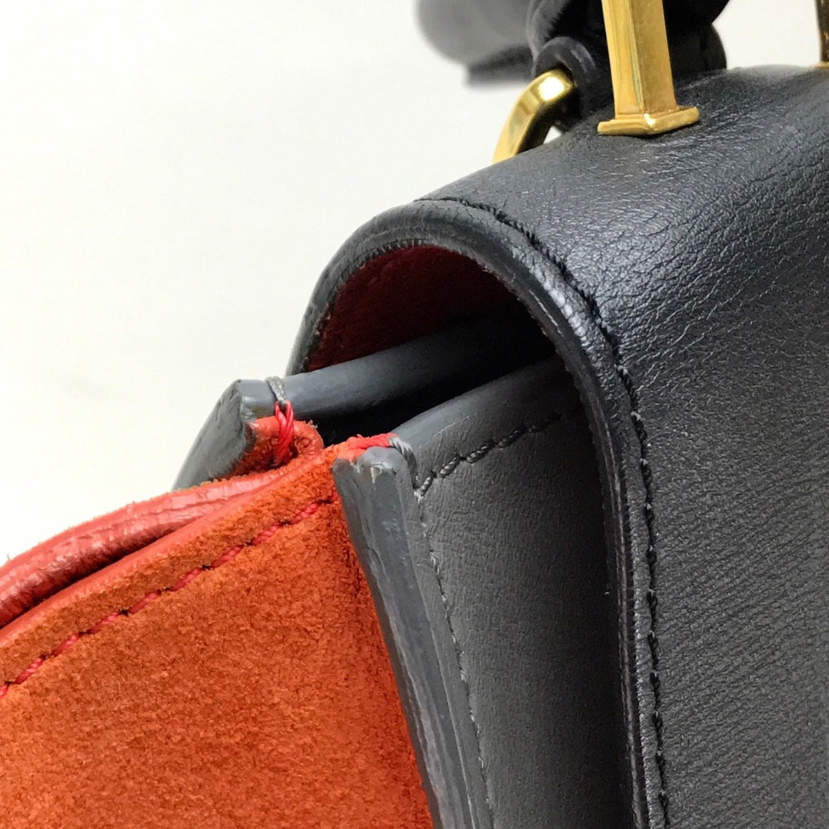 Celine Black Leather Shoulder Bag (Pre-Owned)