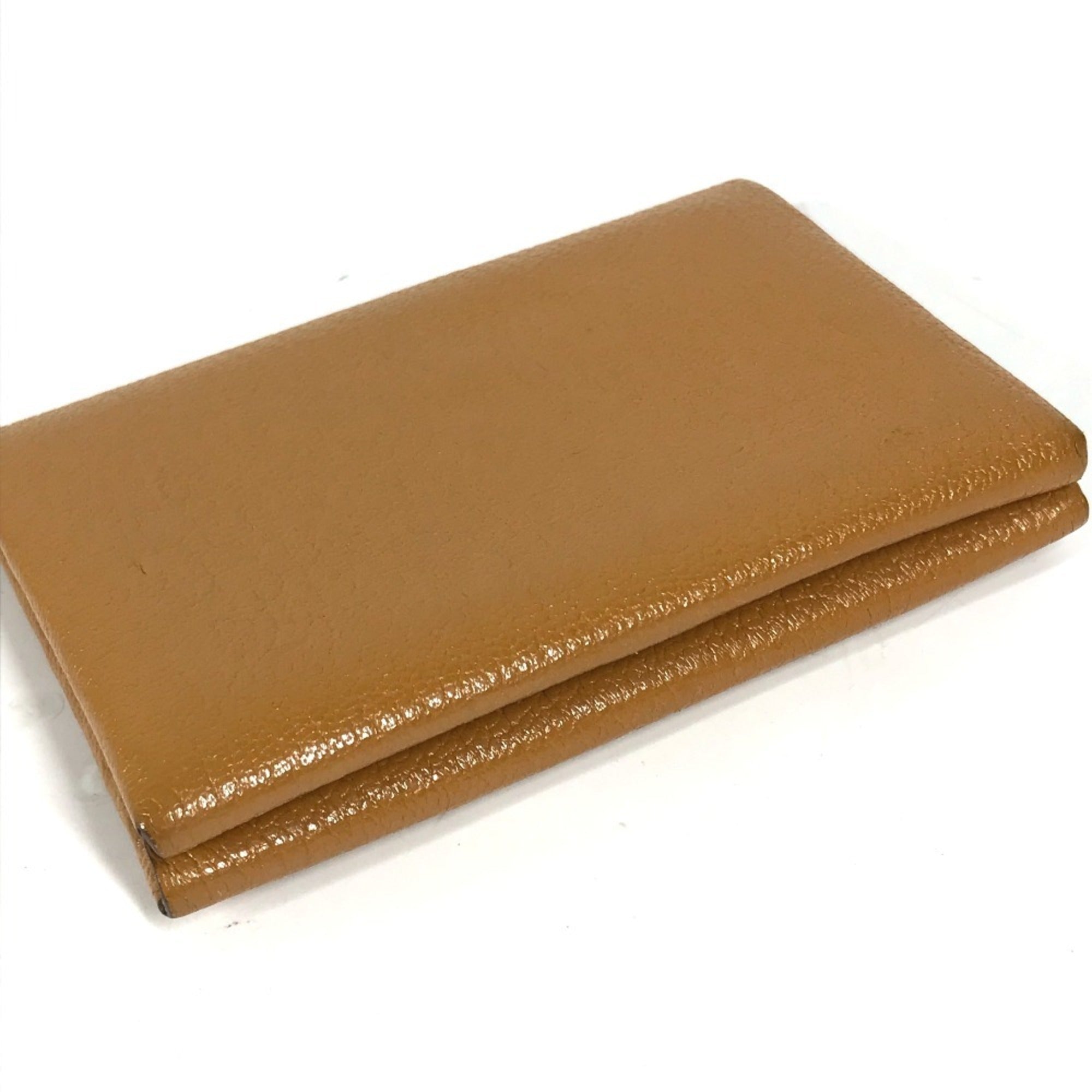Hermes Beige Pink Chevre Leather Coin Purse/Coin Case (Pre-Owned)