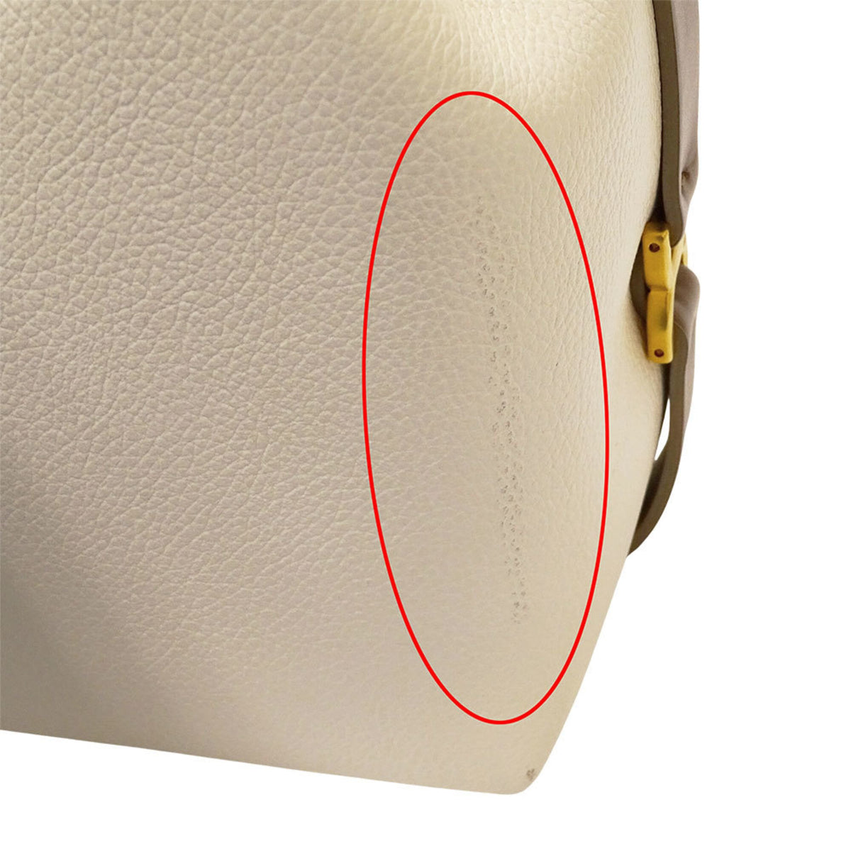Chloé Brown Ivory Leather Handbag Shoulder Bag (Pre-Owned)