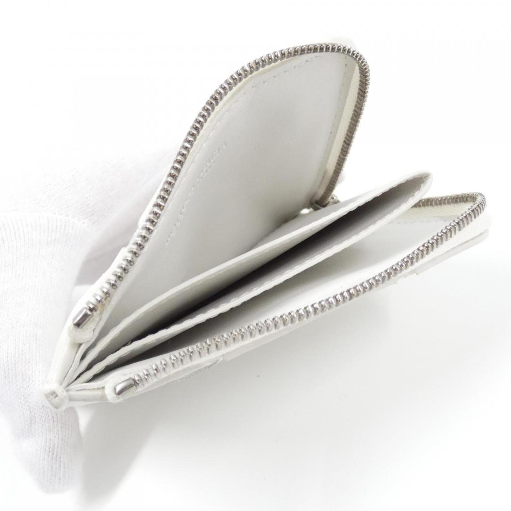 Bottega Veneta White Leather Wallet (Bi-Fold) (Pre-Owned)