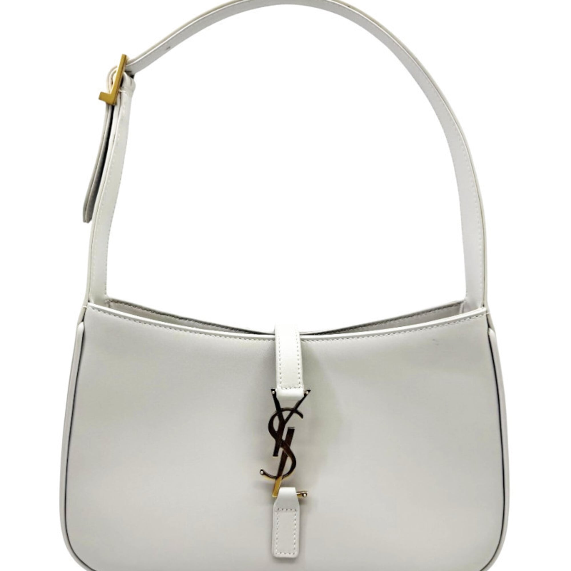 Saint Laurent Ivory Leather Handbag (Pre-Owned)