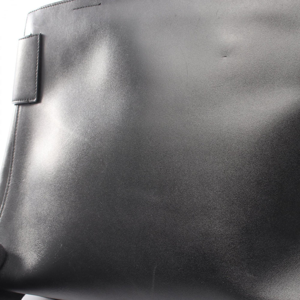 Prada Black Leather Handbag Tote Bag (Pre-Owned)